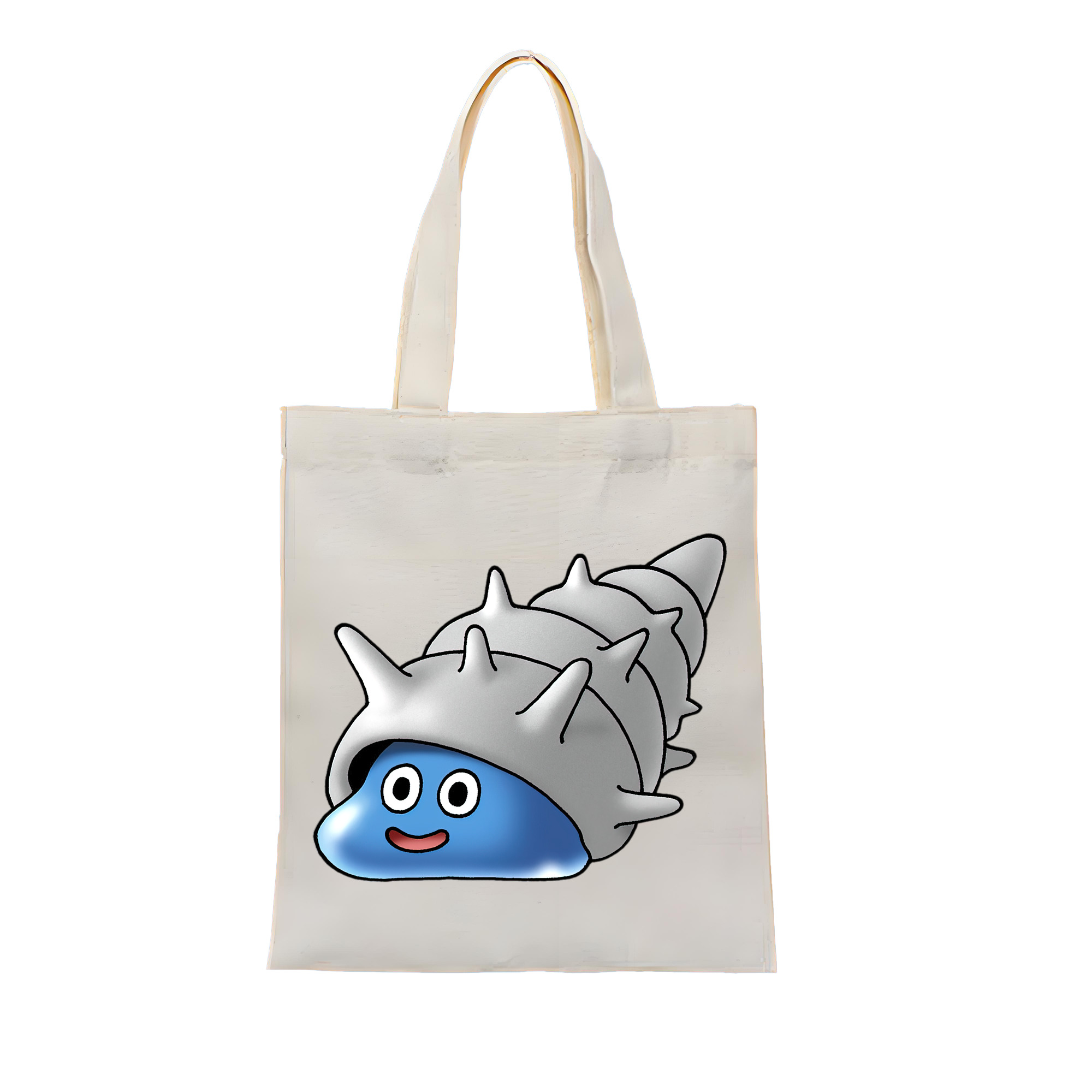 （画像用） ドラゴンクエスト Doragon Kuesuto Dragon Quest 縦型キャンバス生地手提げバッグ　トートバッグ