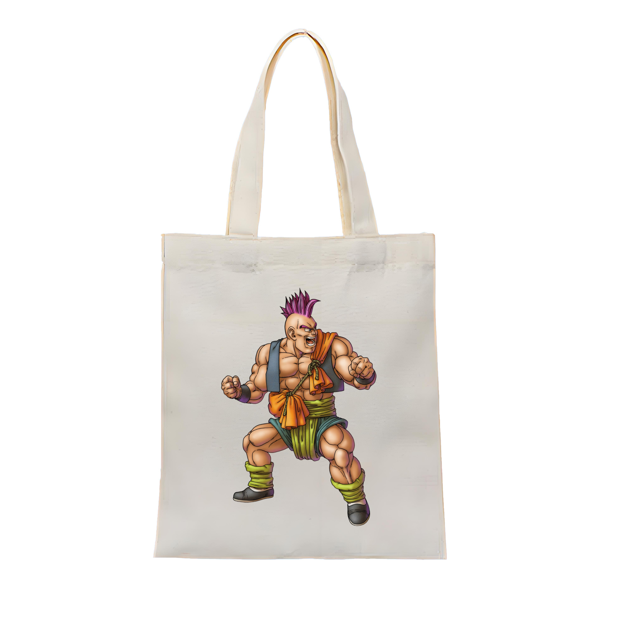 （画像用） ドラゴンクエスト Doragon Kuesuto Dragon Quest 縦型キャンバス生地手提げバッグ　トートバッグ