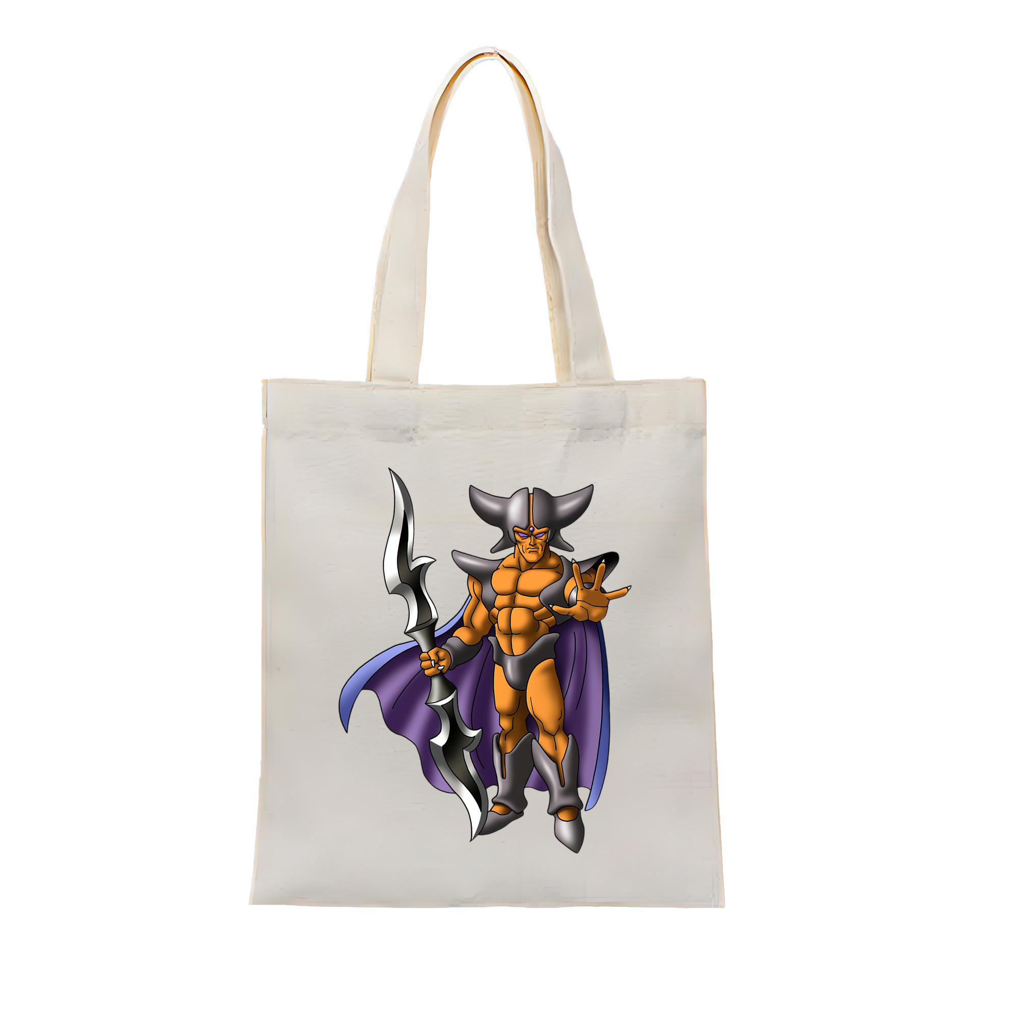 （画像用） ドラゴンクエスト Doragon Kuesuto Dragon Quest 縦型キャンバス生地手提げバッグ　トートバッグ