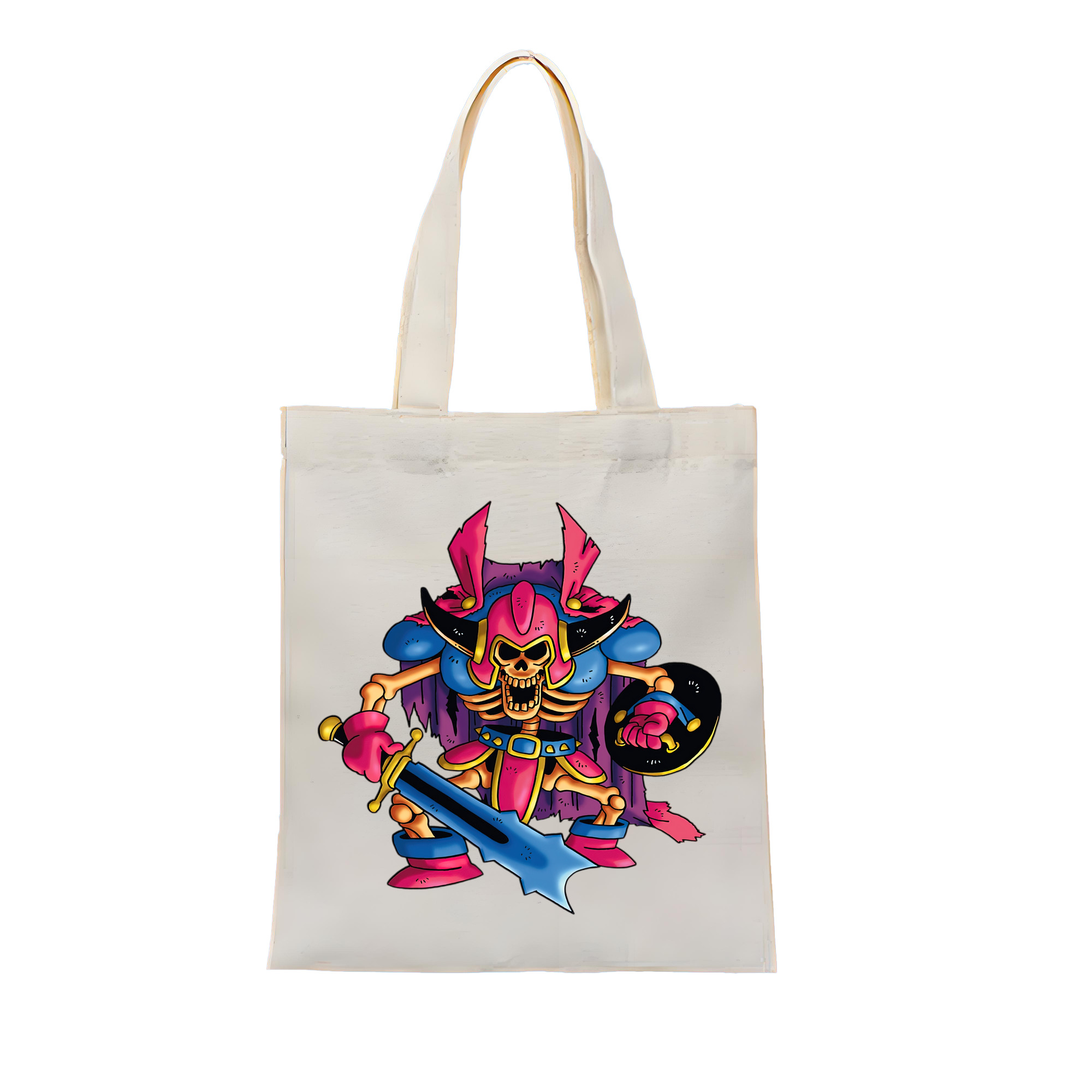 （画像用） ドラゴンクエスト Doragon Kuesuto Dragon Quest 縦型キャンバス生地手提げバッグ　トートバッグ