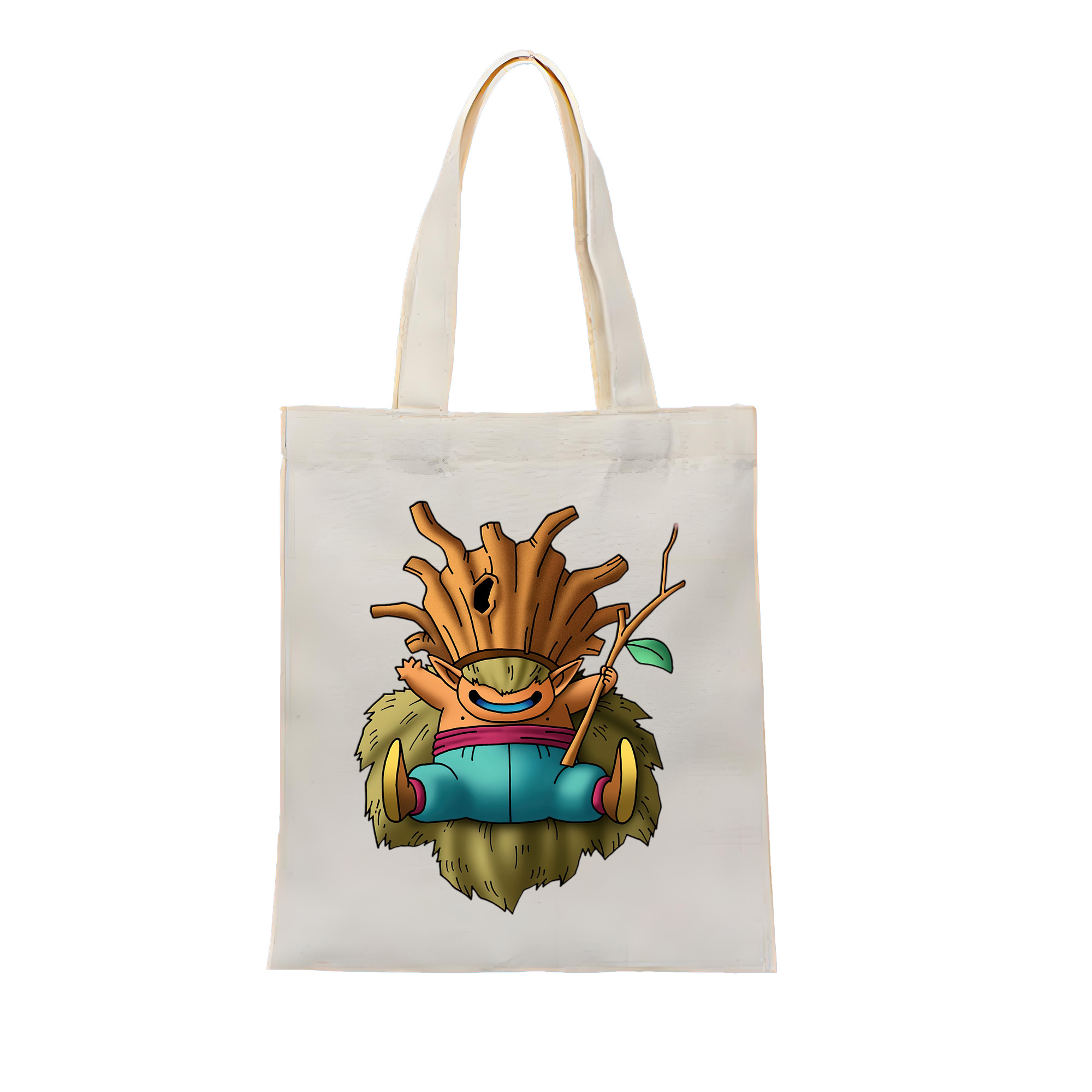 （画像用） ドラゴンクエスト Doragon Kuesuto Dragon Quest 縦型キャンバス生地手提げバッグ　トートバッグ