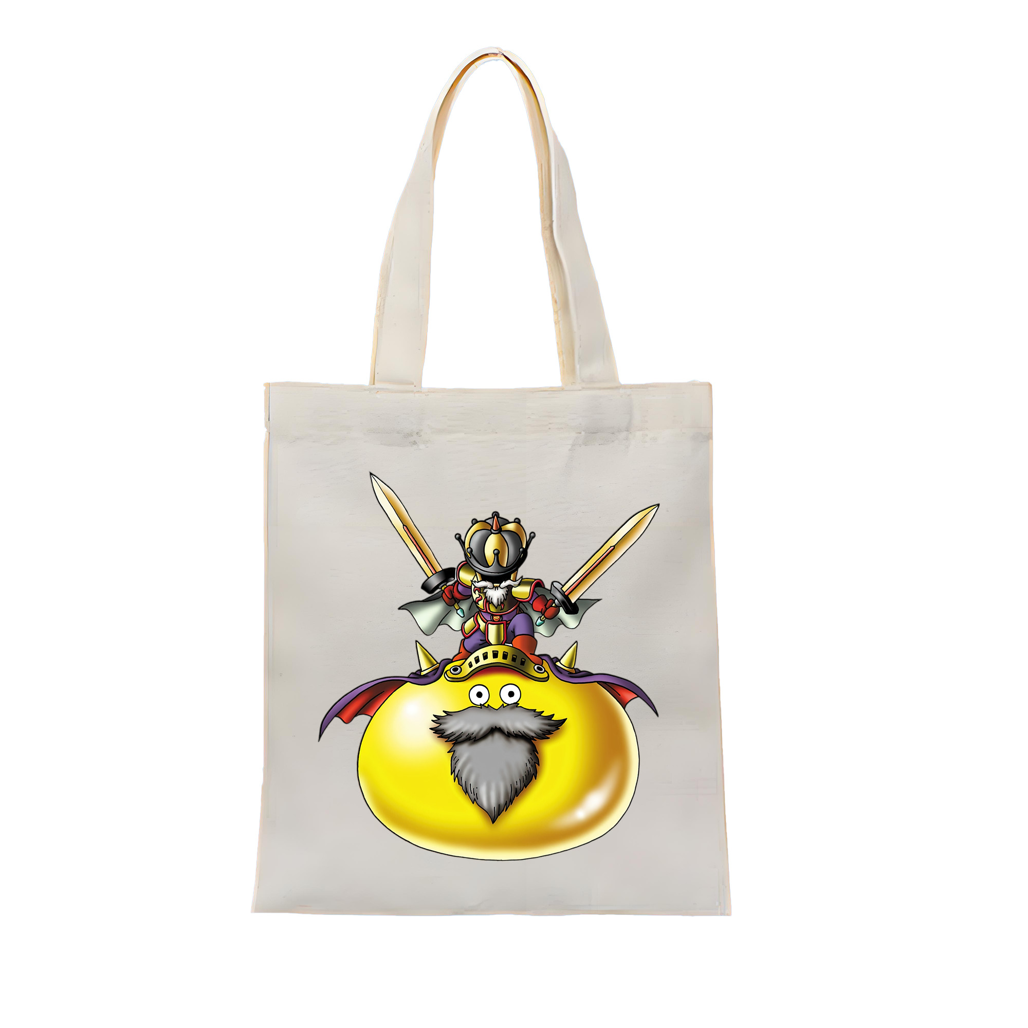 （画像用） ドラゴンクエスト Doragon Kuesuto Dragon Quest 縦型キャンバス生地手提げバッグ　トートバッグ