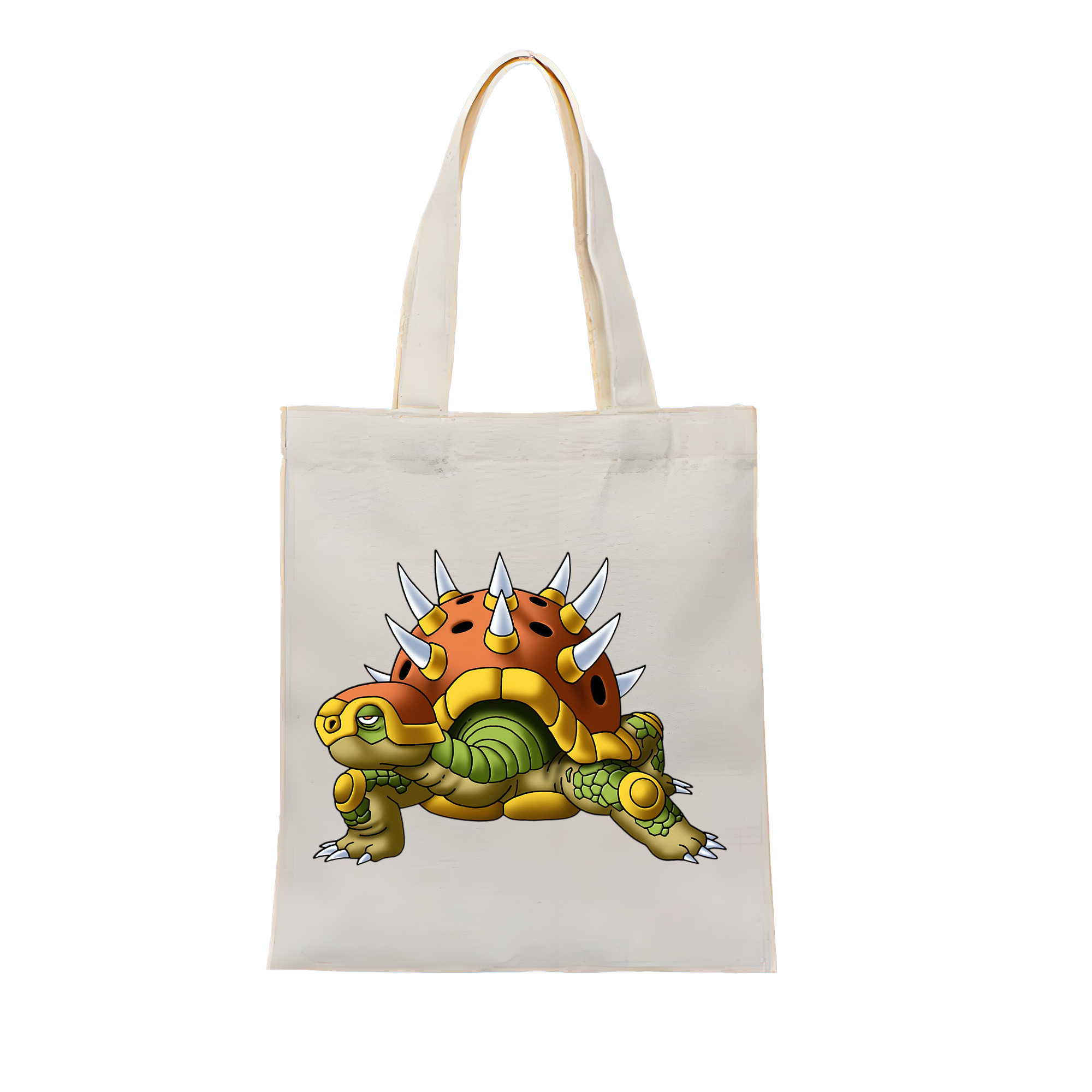 （画像用） ドラゴンクエスト Doragon Kuesuto Dragon Quest 縦型キャンバス生地手提げバッグ　トートバッグ