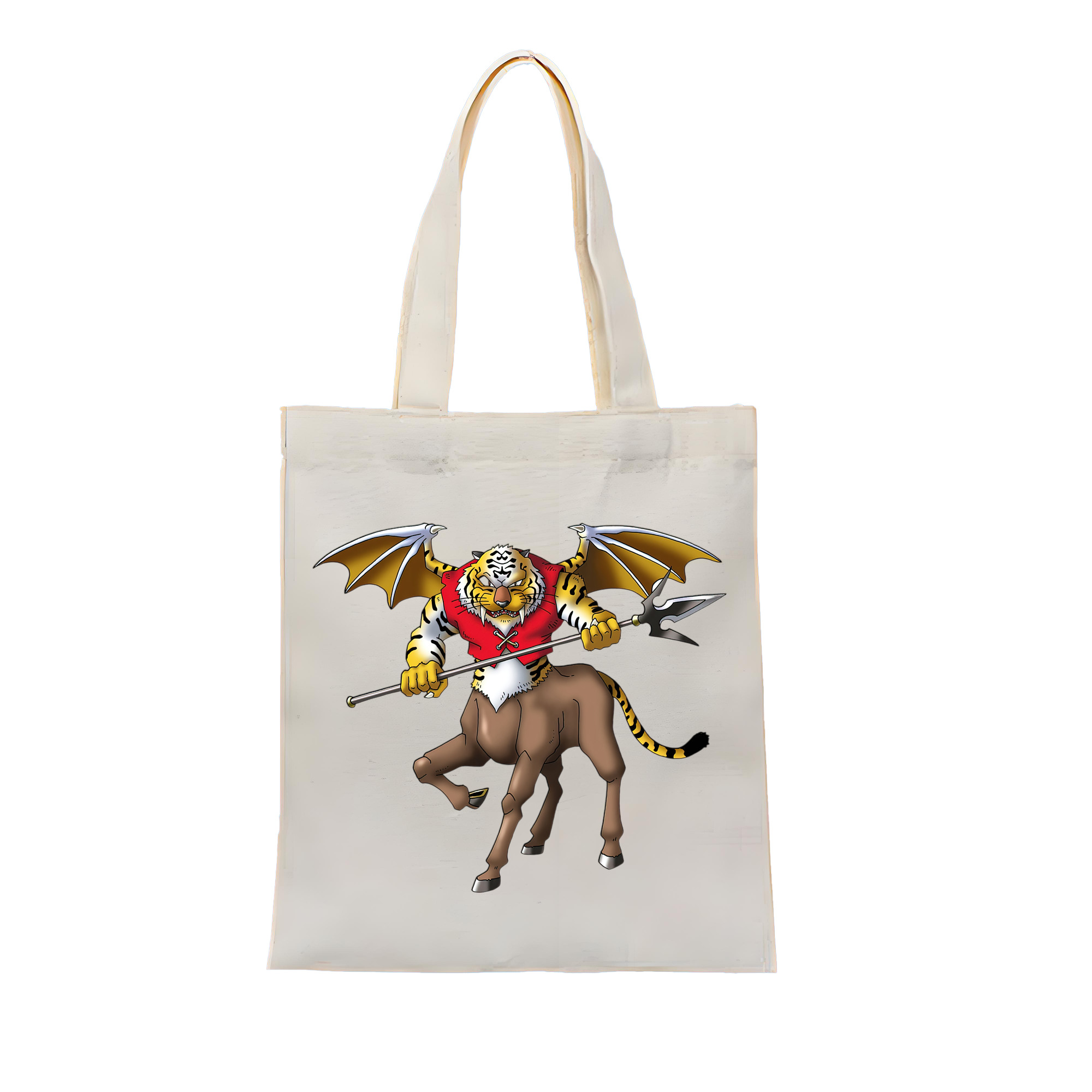 （画像用） ドラゴンクエスト Doragon Kuesuto Dragon Quest 縦型キャンバス生地手提げバッグ　トートバッグ