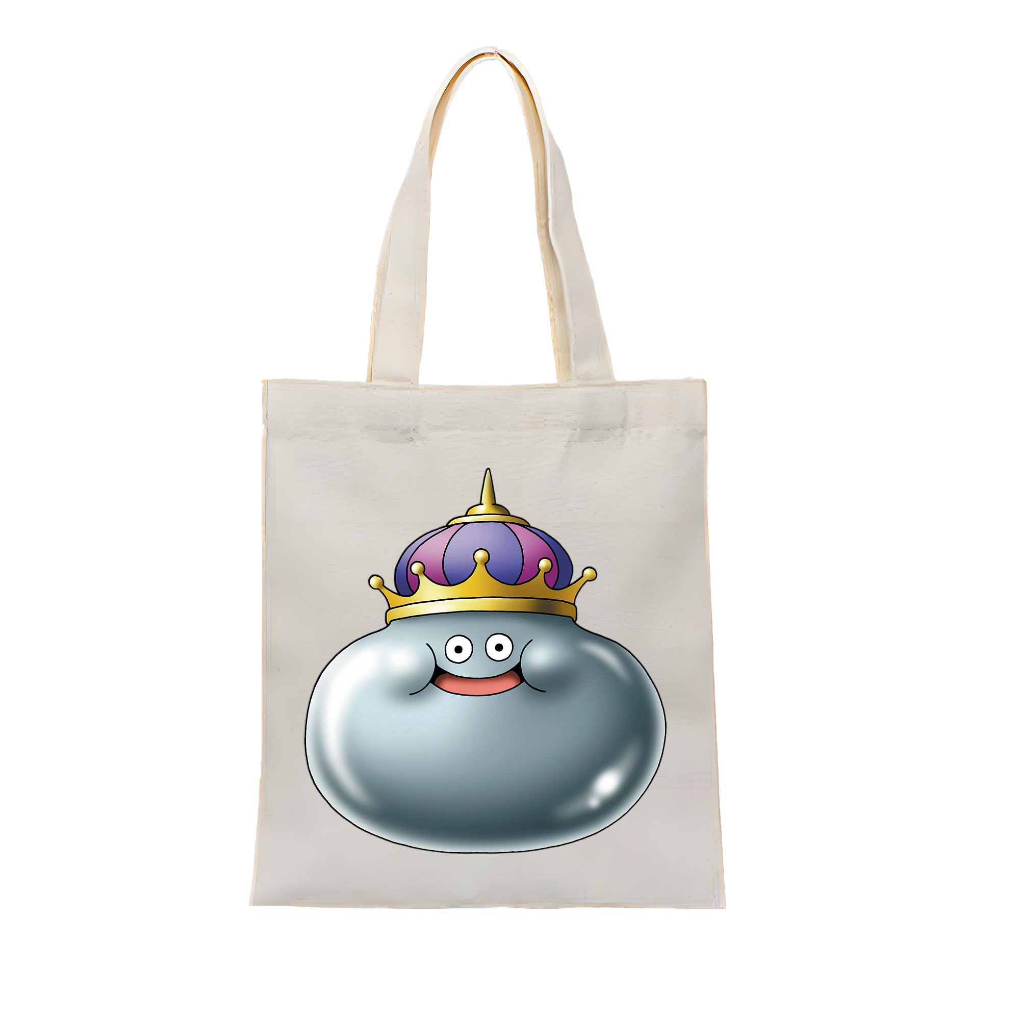 （画像用） ドラゴンクエスト Doragon Kuesuto Dragon Quest 縦型キャンバス生地手提げバッグ　トートバッグ