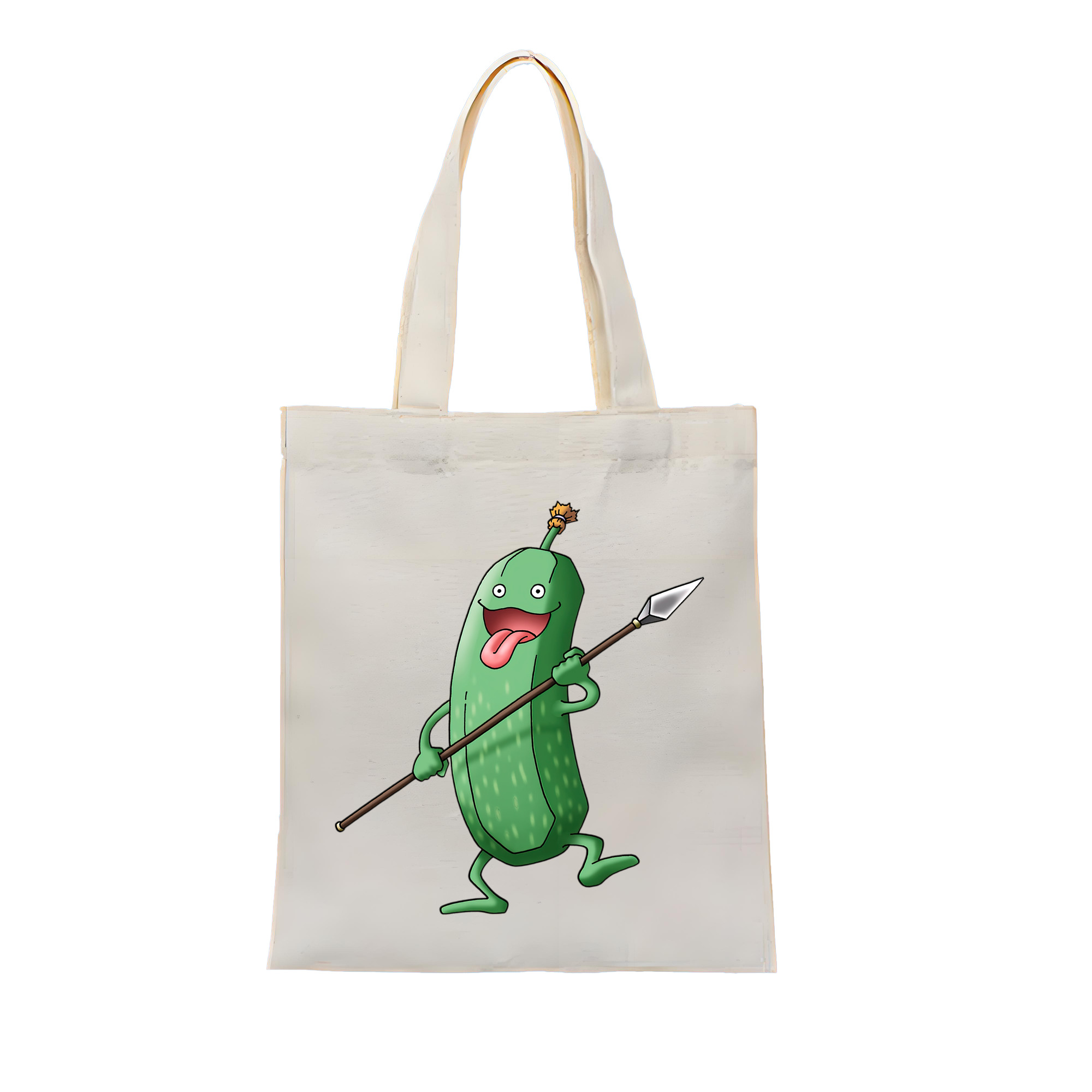 （画像用） ドラゴンクエスト Doragon Kuesuto Dragon Quest 縦型キャンバス生地手提げバッグ　トートバッグ