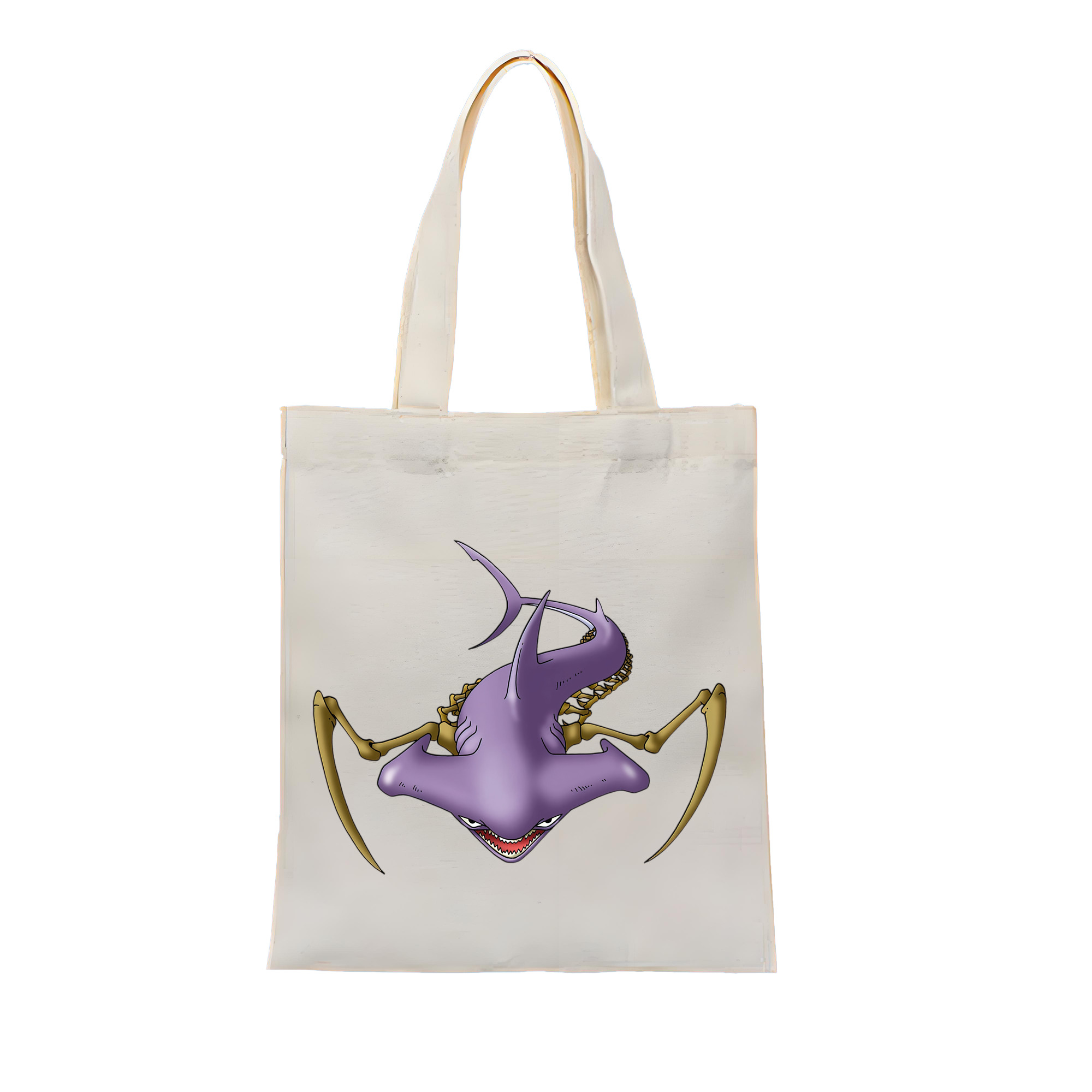 （画像用） ドラゴンクエスト Doragon Kuesuto Dragon Quest 縦型キャンバス生地手提げバッグ　トートバッグ