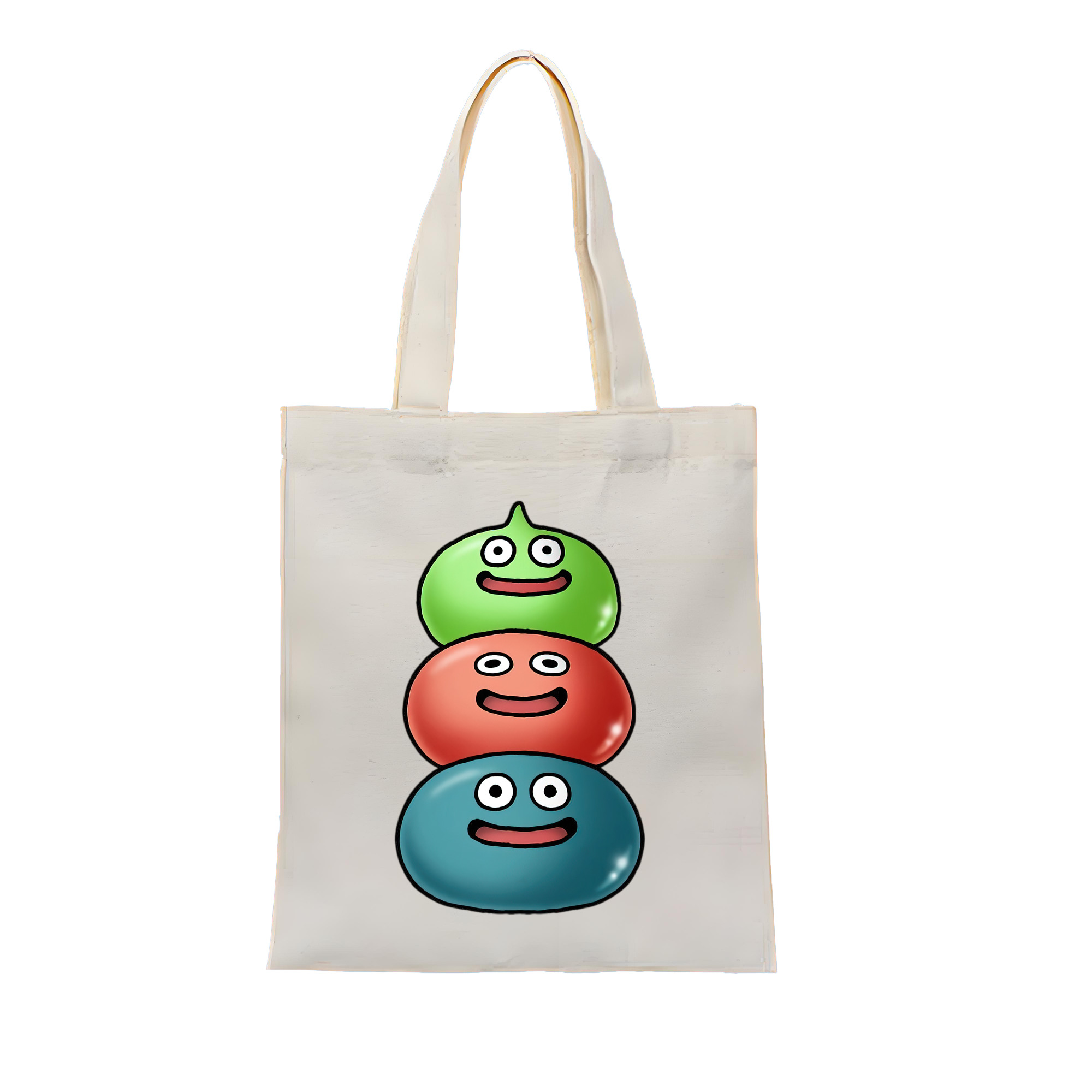 （画像用） ドラゴンクエスト Doragon Kuesuto Dragon Quest 縦型キャンバス生地手提げバッグ　トートバッグ
