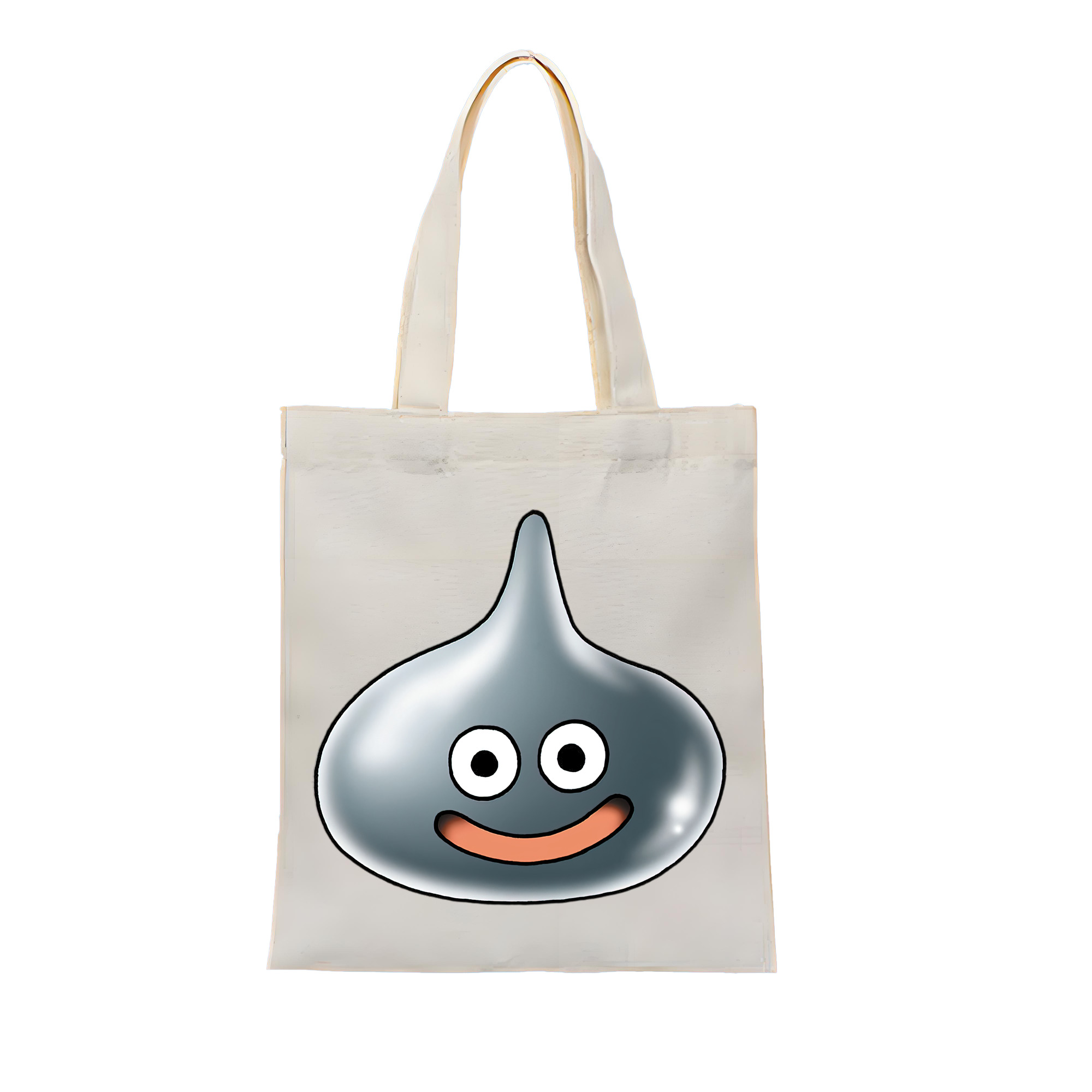 （画像用） ドラゴンクエスト Doragon Kuesuto Dragon Quest 縦型キャンバス生地手提げバッグ　トートバッグ
