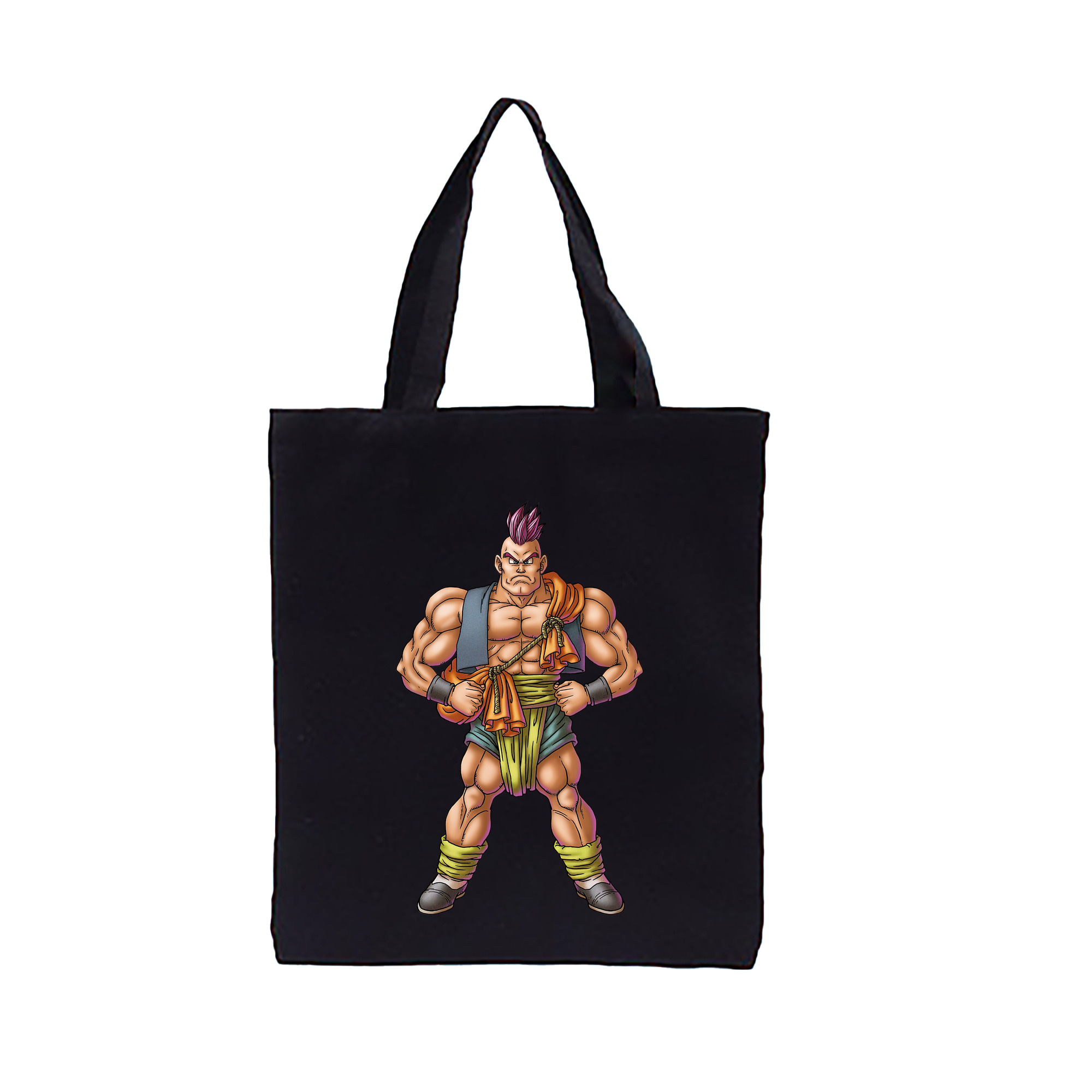 （画像用） ドラゴンクエスト Doragon Kuesuto Dragon Quest 縦型キャンバス生地手提げバッグ　トートバッグ