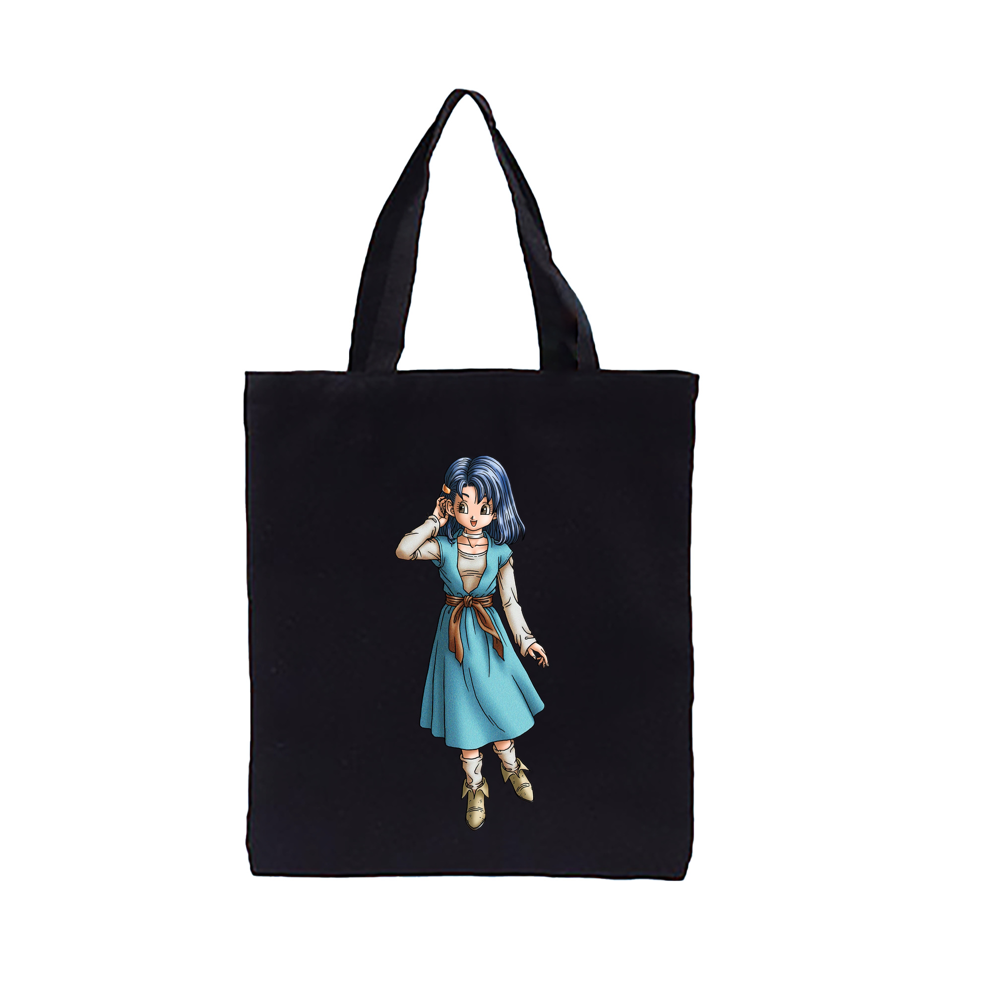 （画像用） ドラゴンクエスト Doragon Kuesuto Dragon Quest 縦型キャンバス生地手提げバッグ　トートバッグ