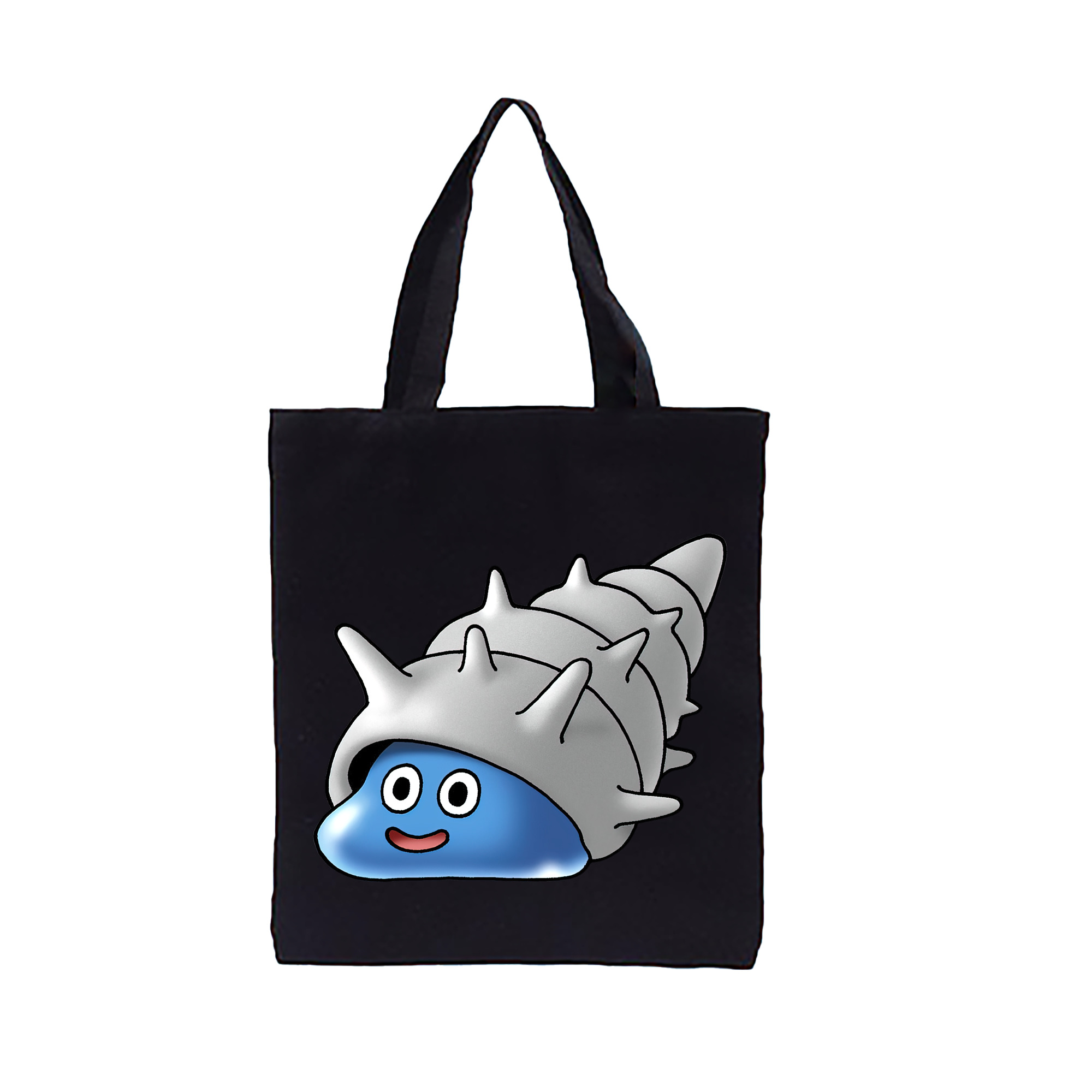 （画像用） ドラゴンクエスト Doragon Kuesuto Dragon Quest 縦型キャンバス生地手提げバッグ　トートバッグ