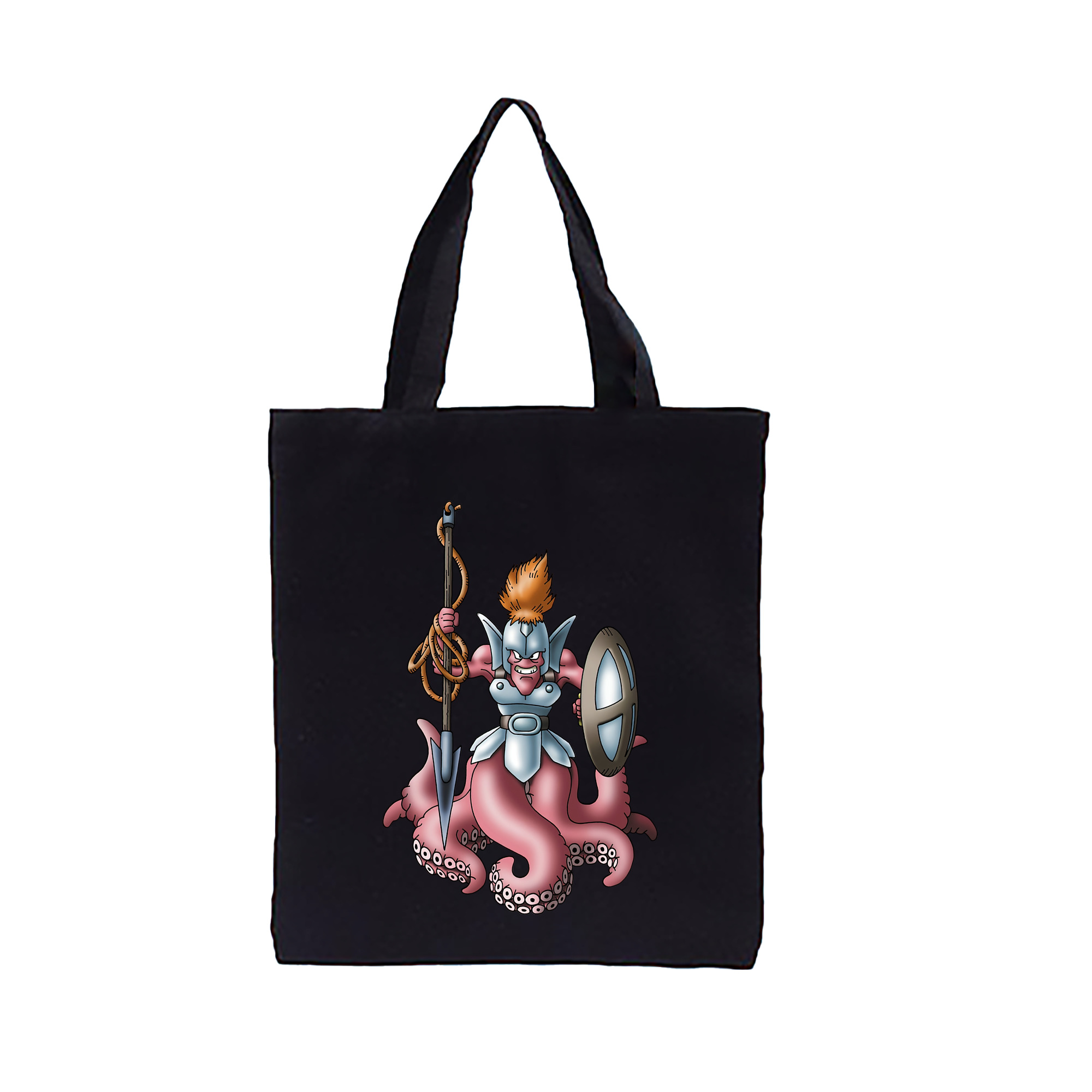 （画像用） ドラゴンクエスト Doragon Kuesuto Dragon Quest 縦型キャンバス生地手提げバッグ　トートバッグ