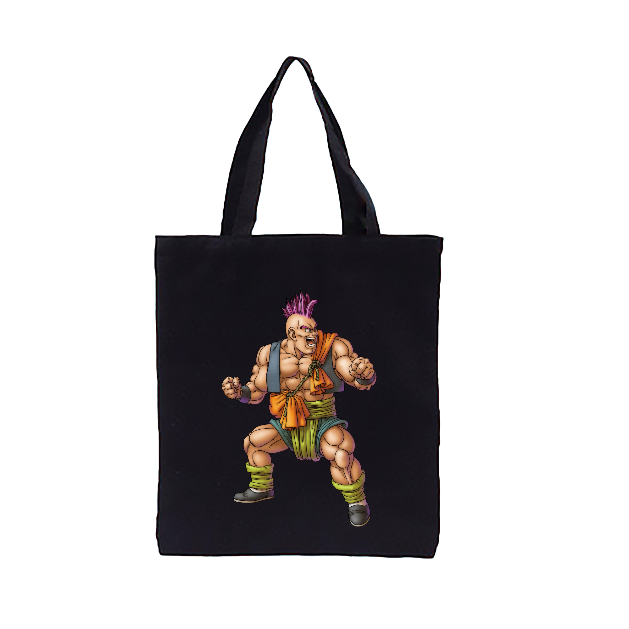 （画像用） ドラゴンクエスト Doragon Kuesuto Dragon Quest 縦型キャンバス生地手提げバッグ　トートバッグ