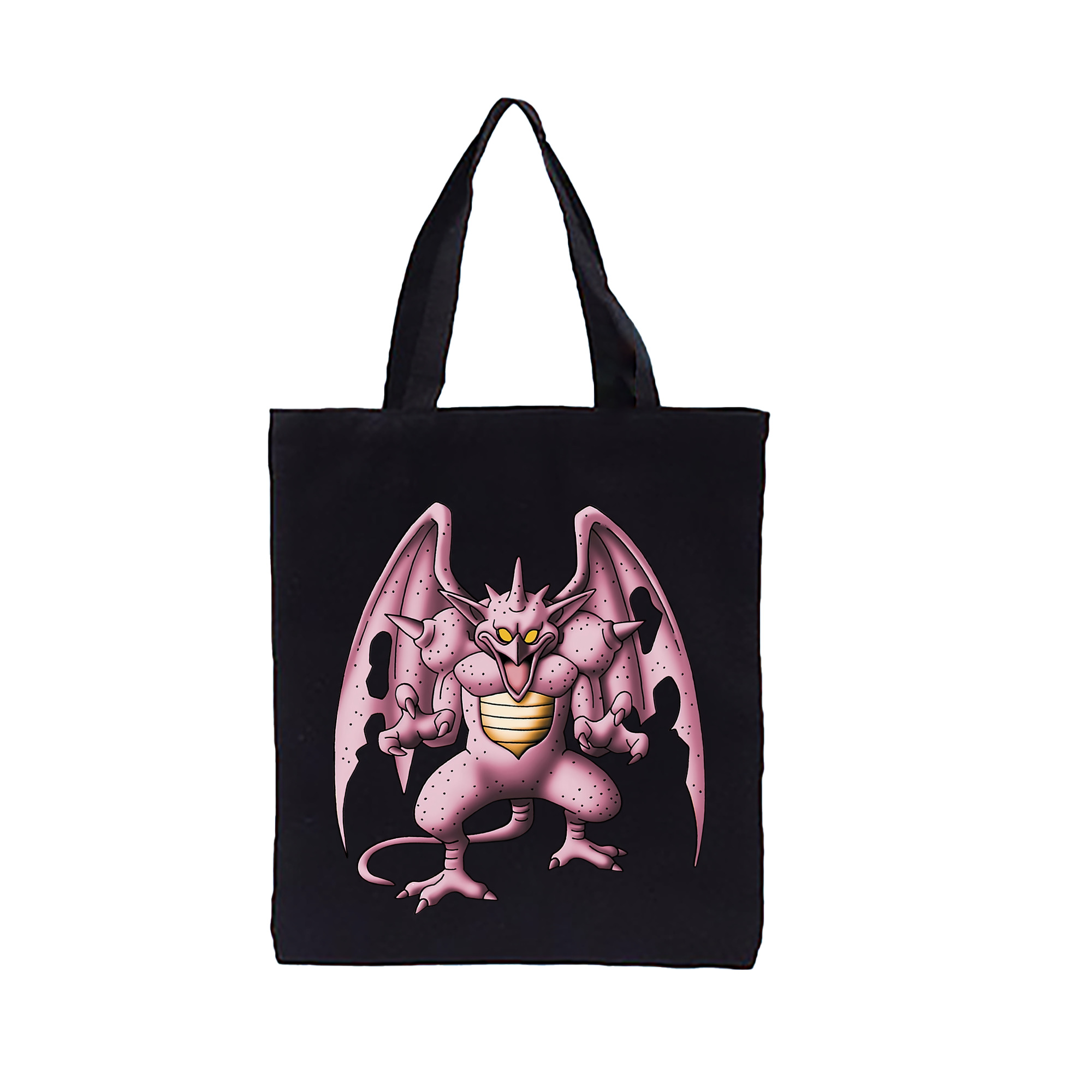 （画像用） ドラゴンクエスト Doragon Kuesuto Dragon Quest 縦型キャンバス生地手提げバッグ　トートバッグ