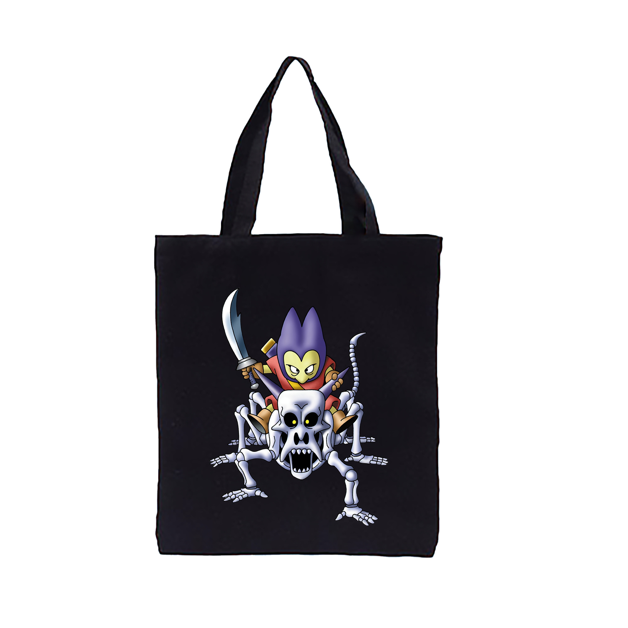 （画像用） ドラゴンクエスト Doragon Kuesuto Dragon Quest 縦型キャンバス生地手提げバッグ　トートバッグ