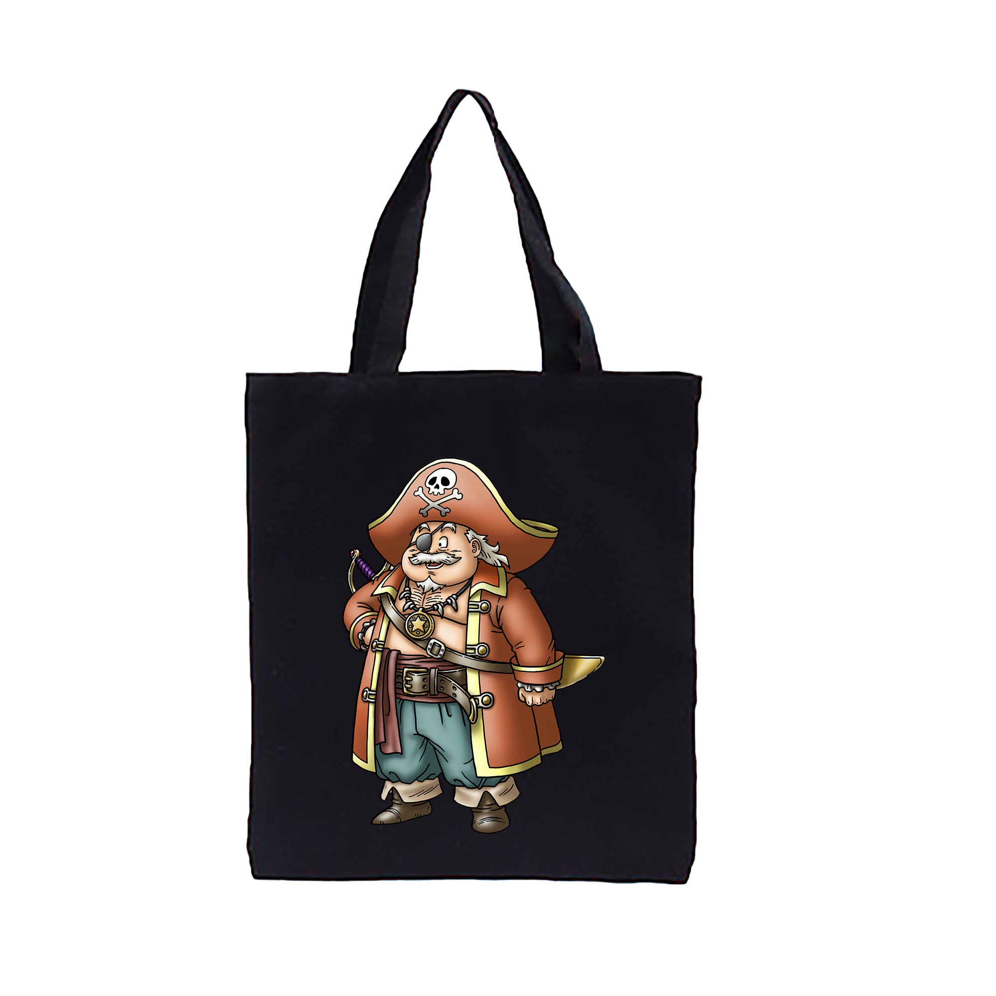 （画像用） ドラゴンクエスト Doragon Kuesuto Dragon Quest 縦型キャンバス生地手提げバッグ　トートバッグ