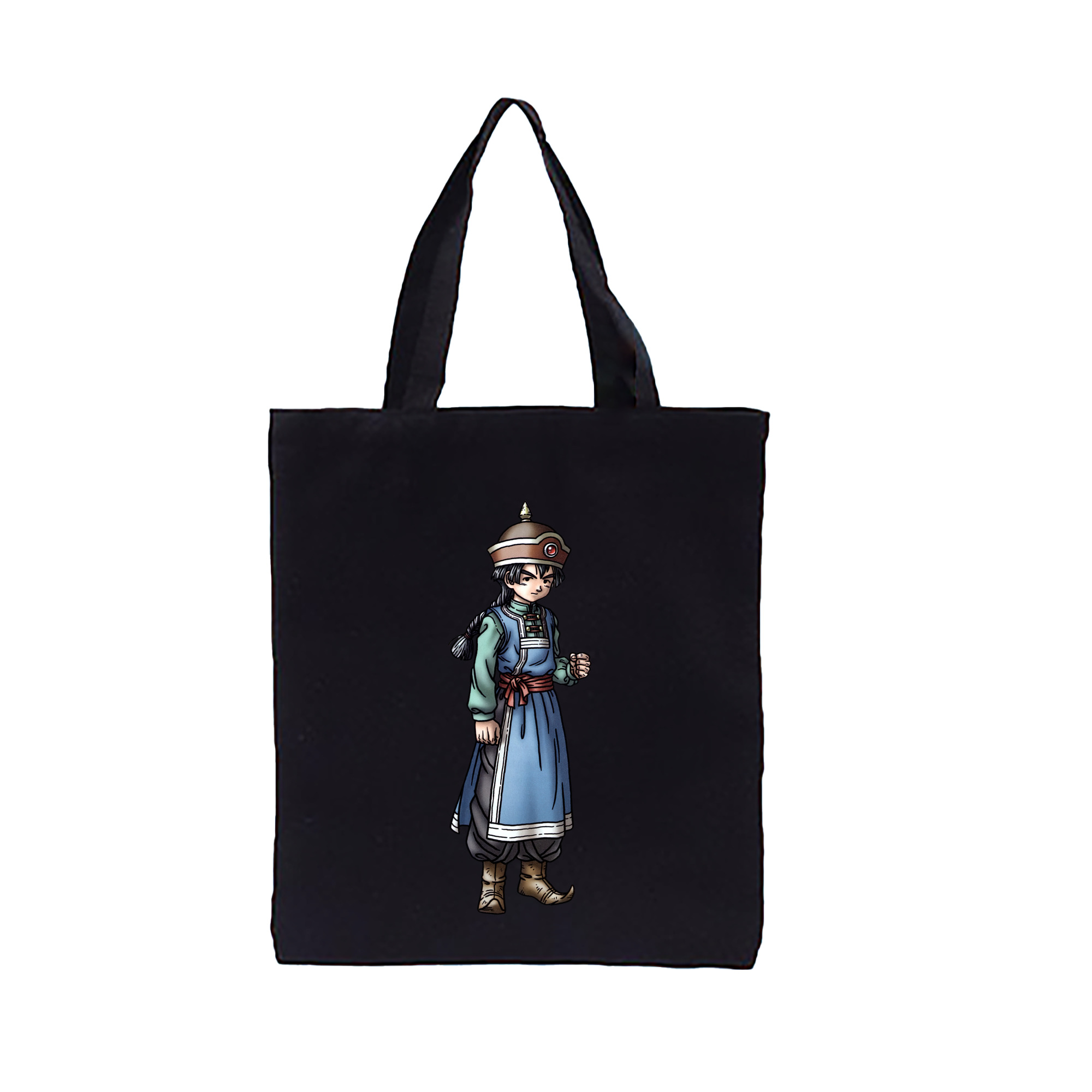 （画像用） ドラゴンクエスト Doragon Kuesuto Dragon Quest 縦型キャンバス生地手提げバッグ　トートバッグ