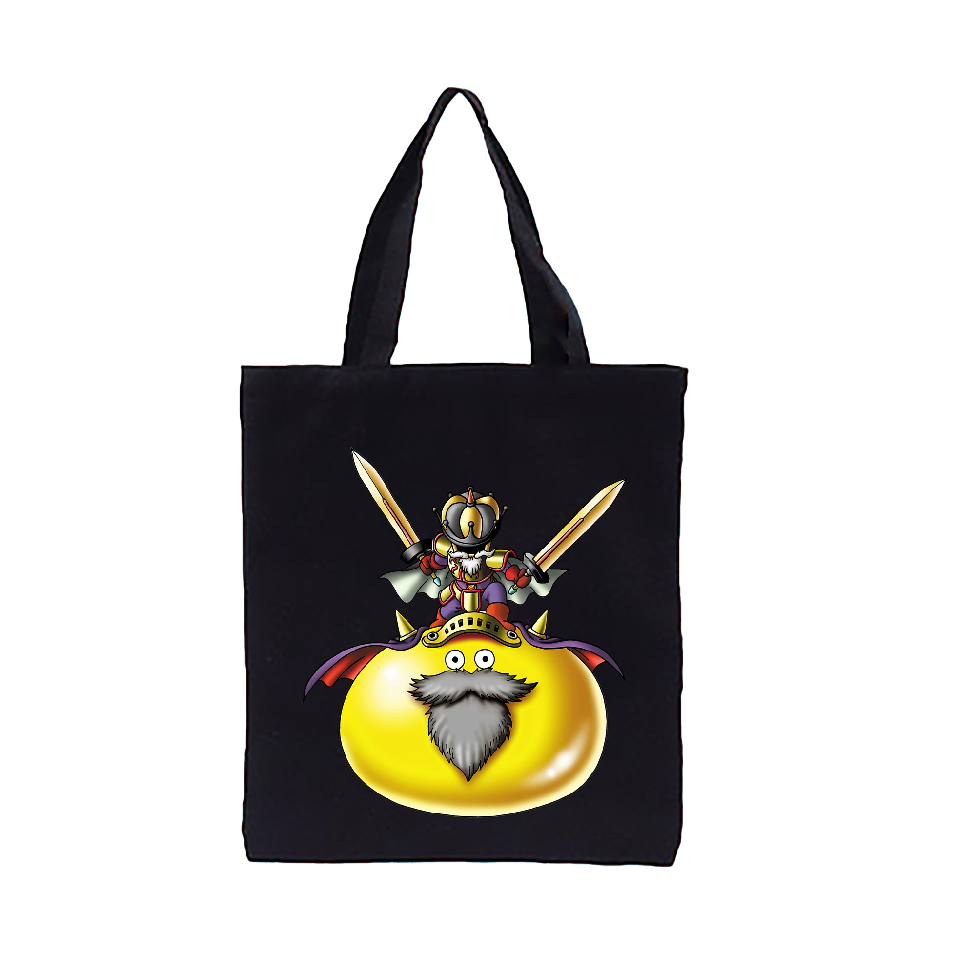 （画像用） ドラゴンクエスト Doragon Kuesuto Dragon Quest 縦型キャンバス生地手提げバッグ　トートバッグ