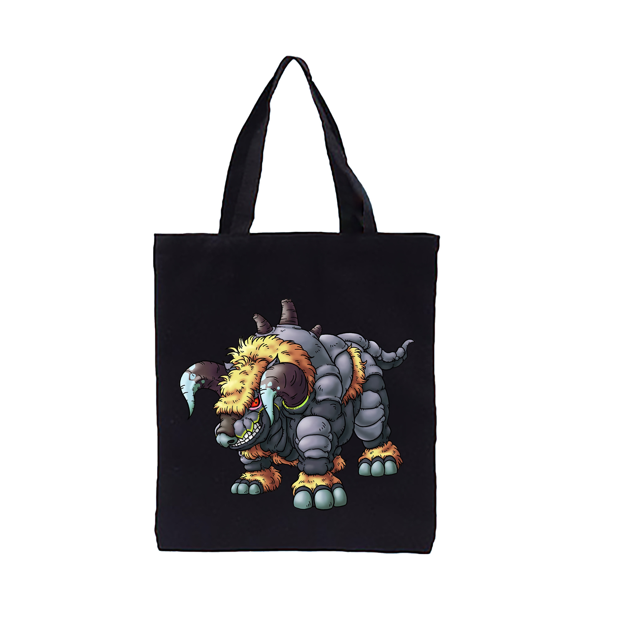 （画像用） ドラゴンクエスト Doragon Kuesuto Dragon Quest 縦型キャンバス生地手提げバッグ　トートバッグ