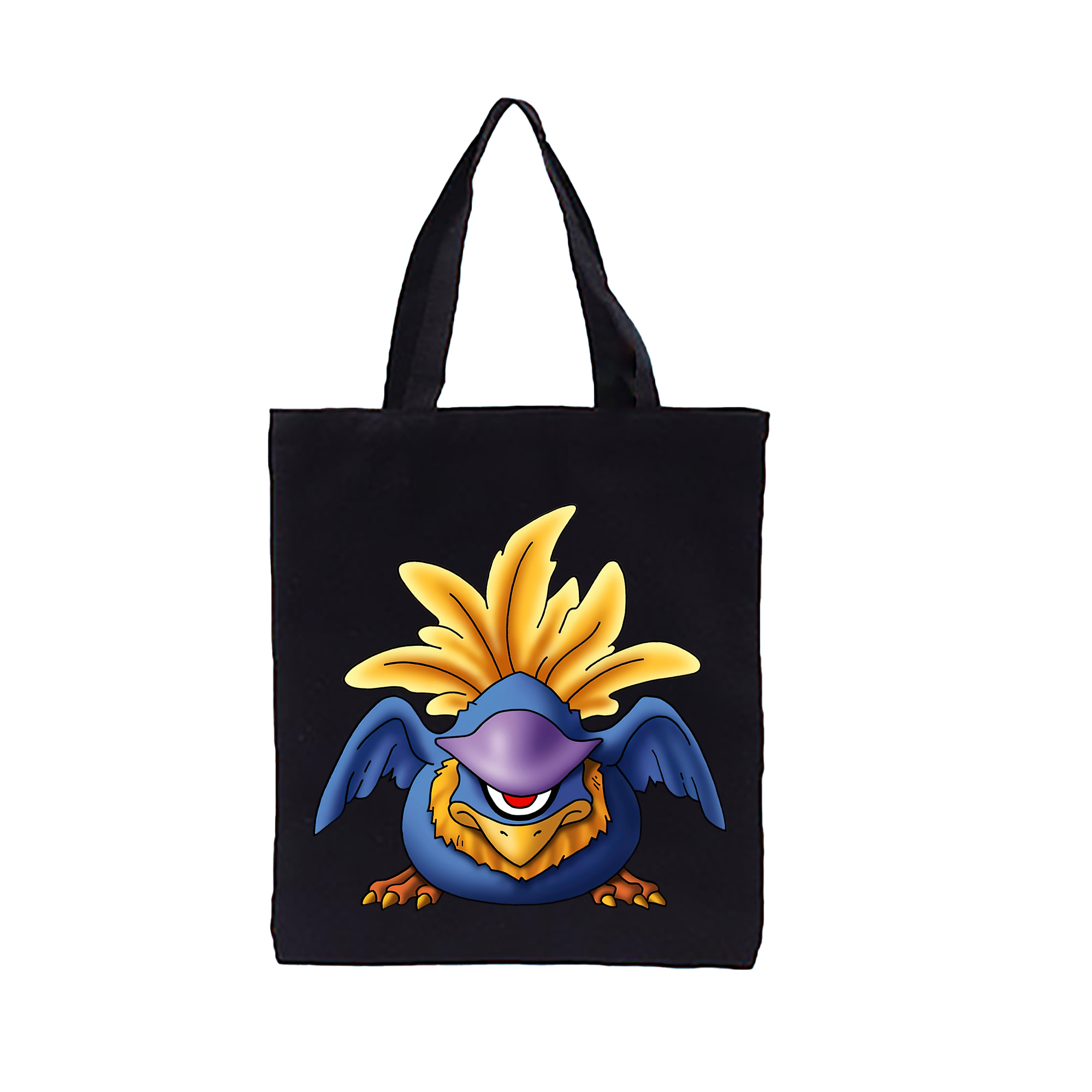 （画像用） ドラゴンクエスト Doragon Kuesuto Dragon Quest 縦型キャンバス生地手提げバッグ　トートバッグ