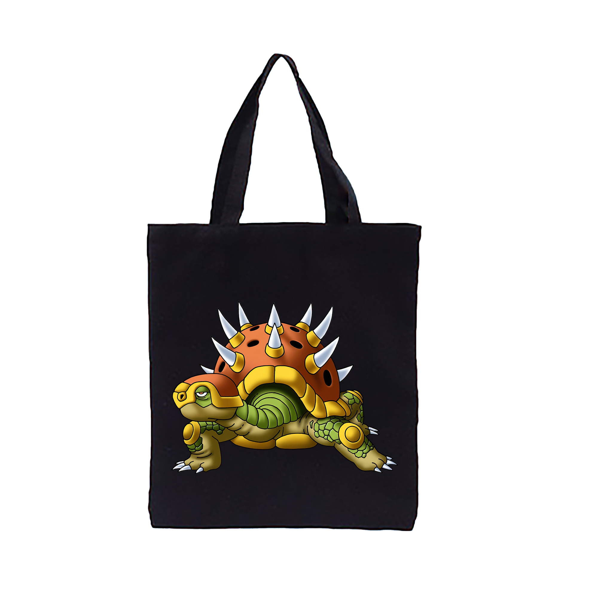 （画像用） ドラゴンクエスト Doragon Kuesuto Dragon Quest 縦型キャンバス生地手提げバッグ　トートバッグ