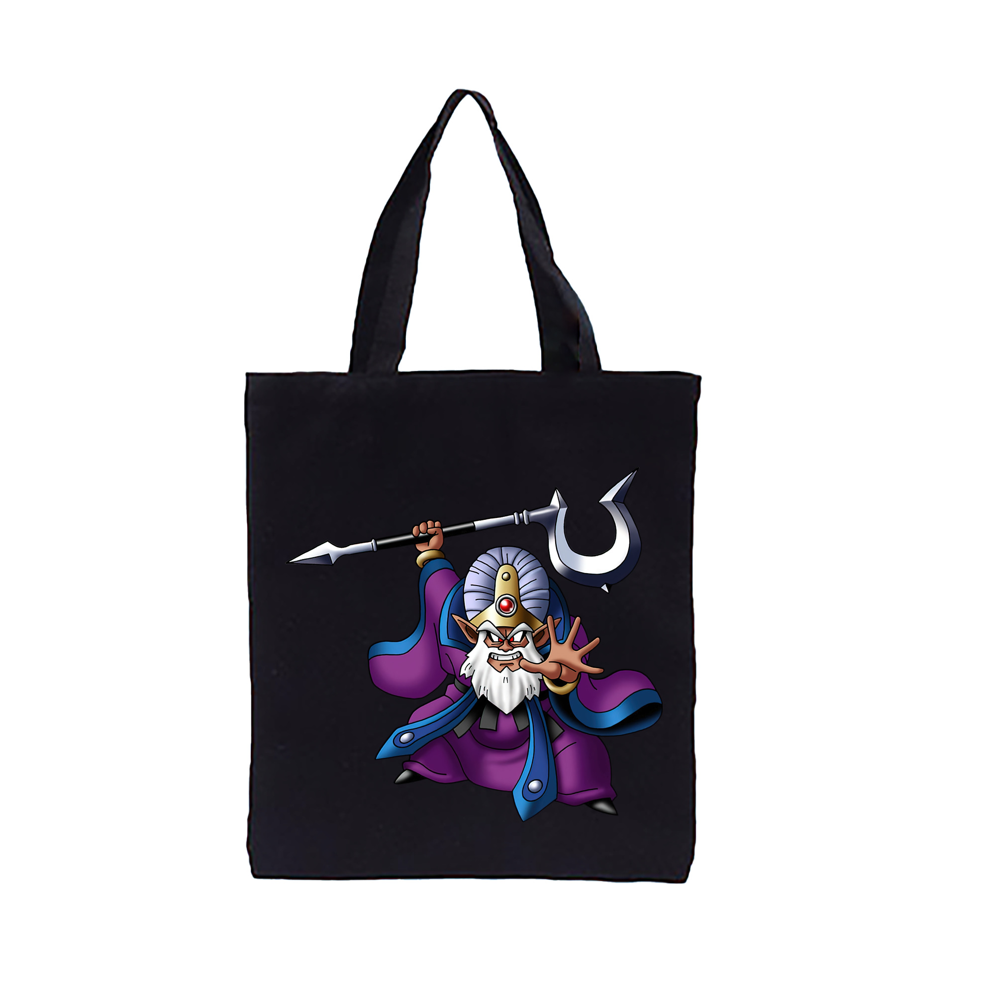 （画像用） ドラゴンクエスト Doragon Kuesuto Dragon Quest 縦型キャンバス生地手提げバッグ　トートバッグ