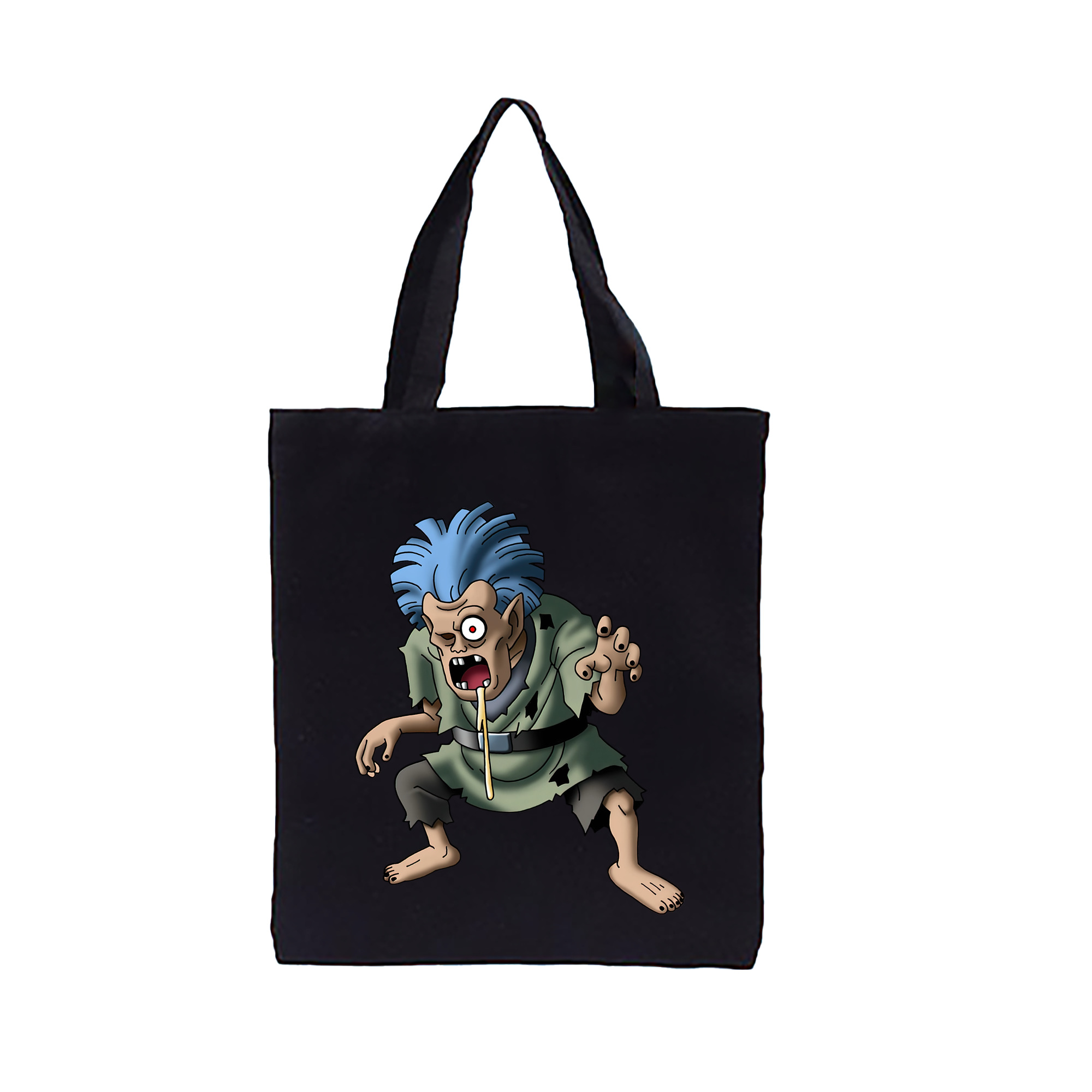 （画像用） ドラゴンクエスト Doragon Kuesuto Dragon Quest 縦型キャンバス生地手提げバッグ　トートバッグ