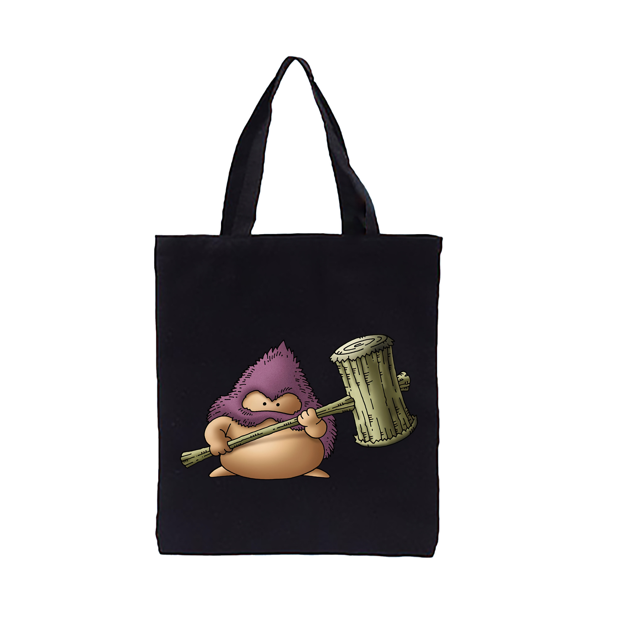 （画像用） ドラゴンクエスト Doragon Kuesuto Dragon Quest 縦型キャンバス生地手提げバッグ　トートバッグ
