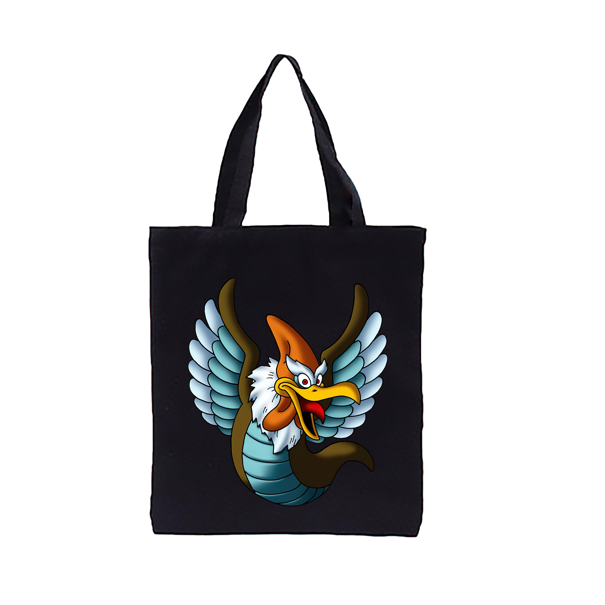 （画像用） ドラゴンクエスト Doragon Kuesuto Dragon Quest 縦型キャンバス生地手提げバッグ　トートバッグ