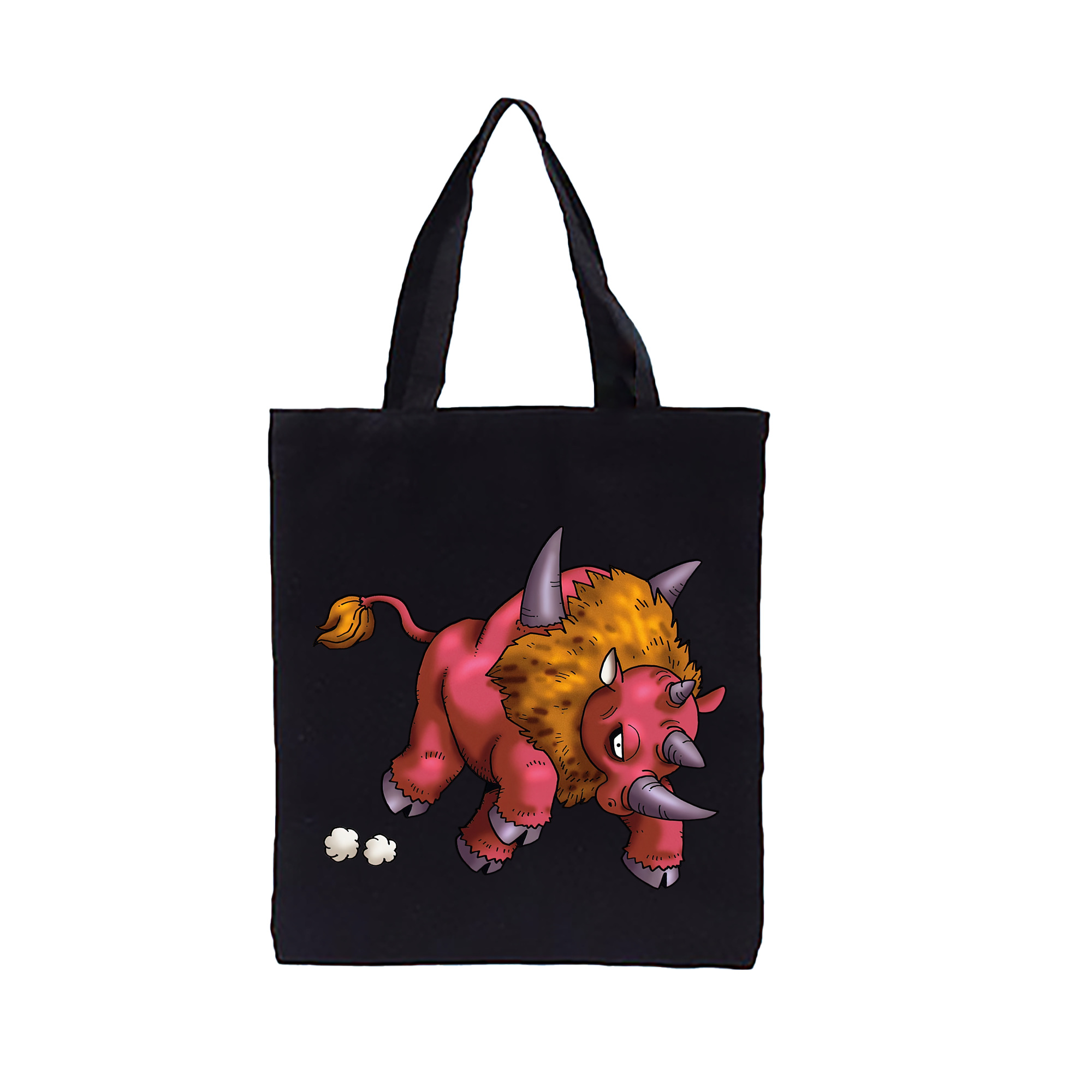 （画像用） ドラゴンクエスト Doragon Kuesuto Dragon Quest 縦型キャンバス生地手提げバッグ　トートバッグ