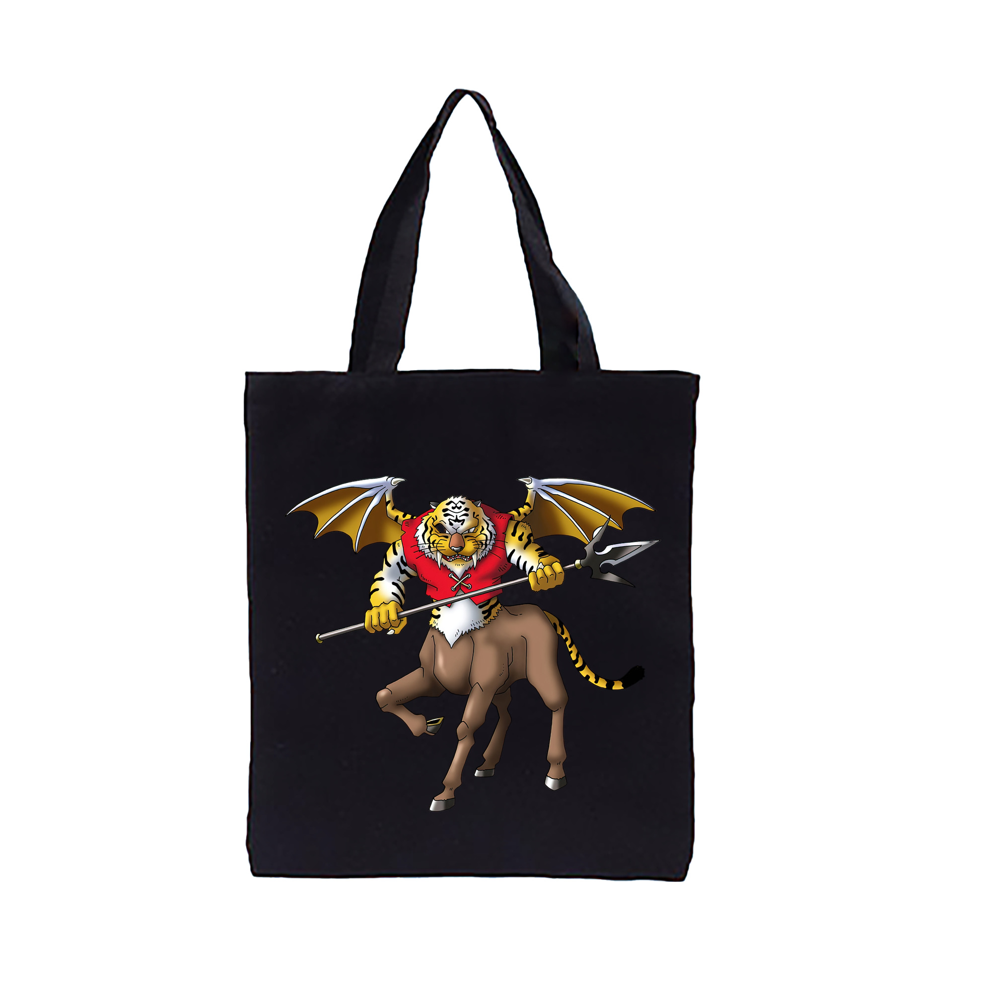 （画像用） ドラゴンクエスト Doragon Kuesuto Dragon Quest 縦型キャンバス生地手提げバッグ　トートバッグ