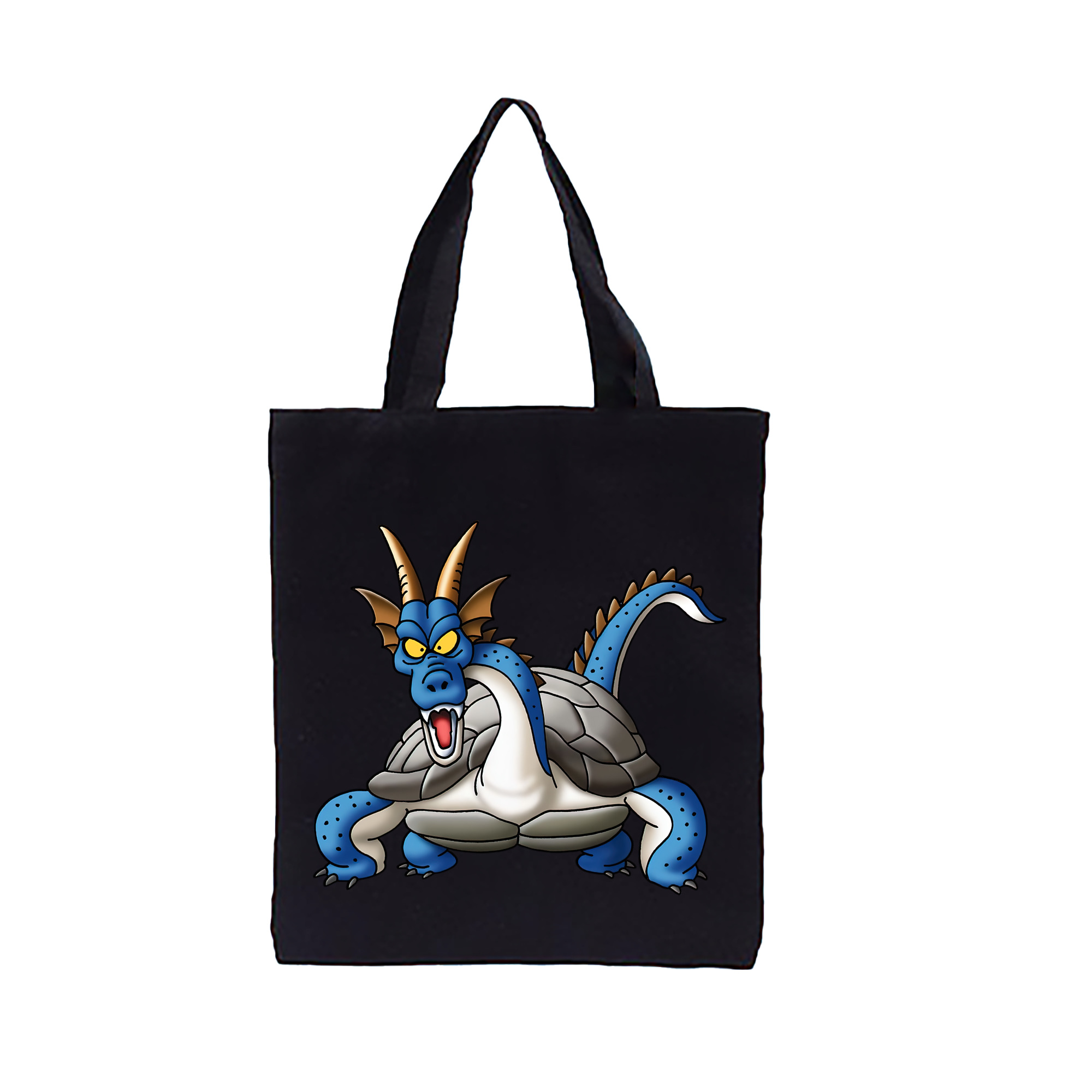 （画像用） ドラゴンクエスト Doragon Kuesuto Dragon Quest 縦型キャンバス生地手提げバッグ　トートバッグ
