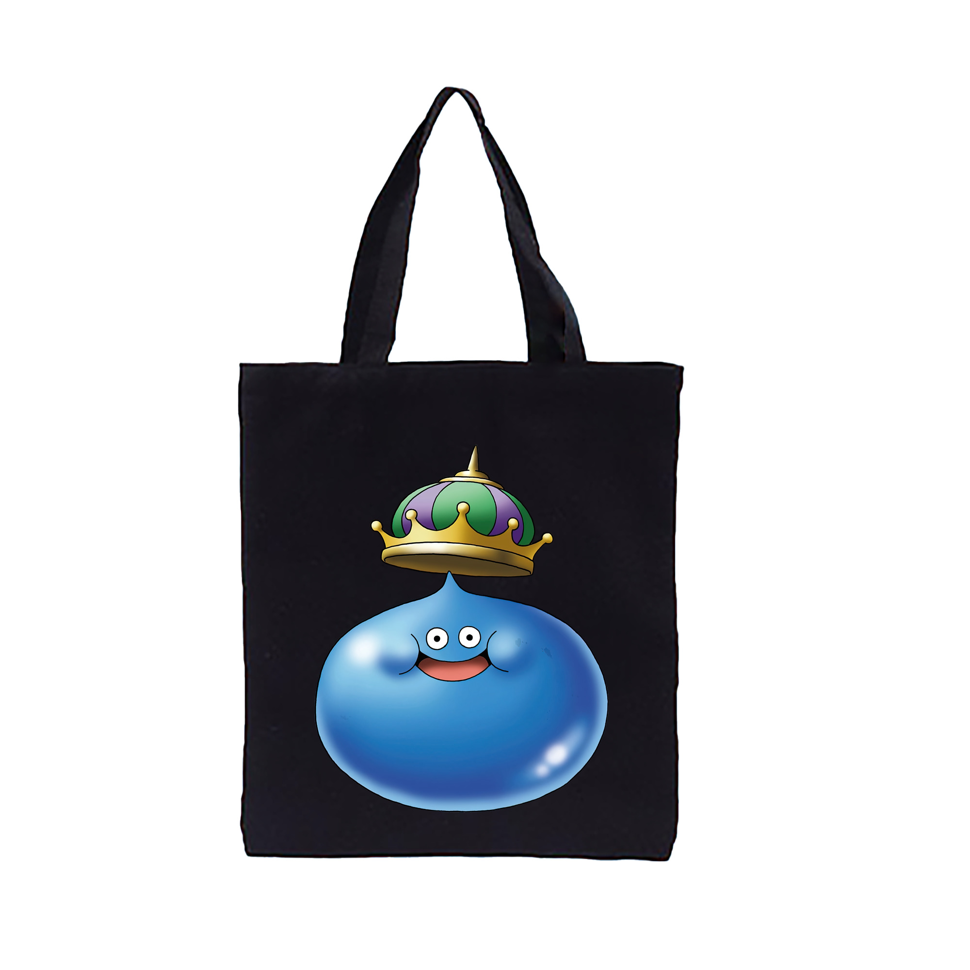 （画像用） ドラゴンクエスト Doragon Kuesuto Dragon Quest 縦型キャンバス生地手提げバッグ　トートバッグ