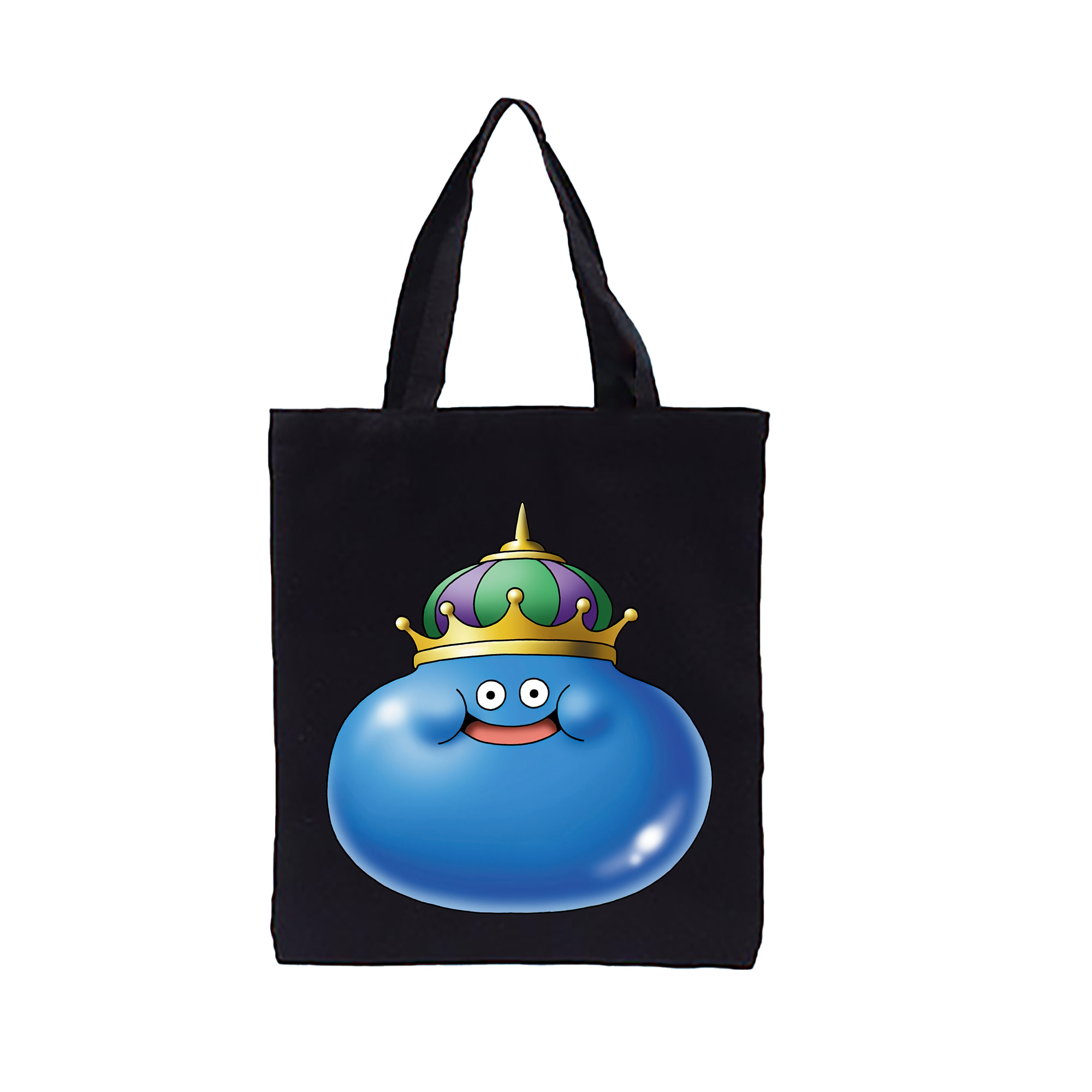 （画像用） ドラゴンクエスト Doragon Kuesuto Dragon Quest 縦型キャンバス生地手提げバッグ　トートバッグ