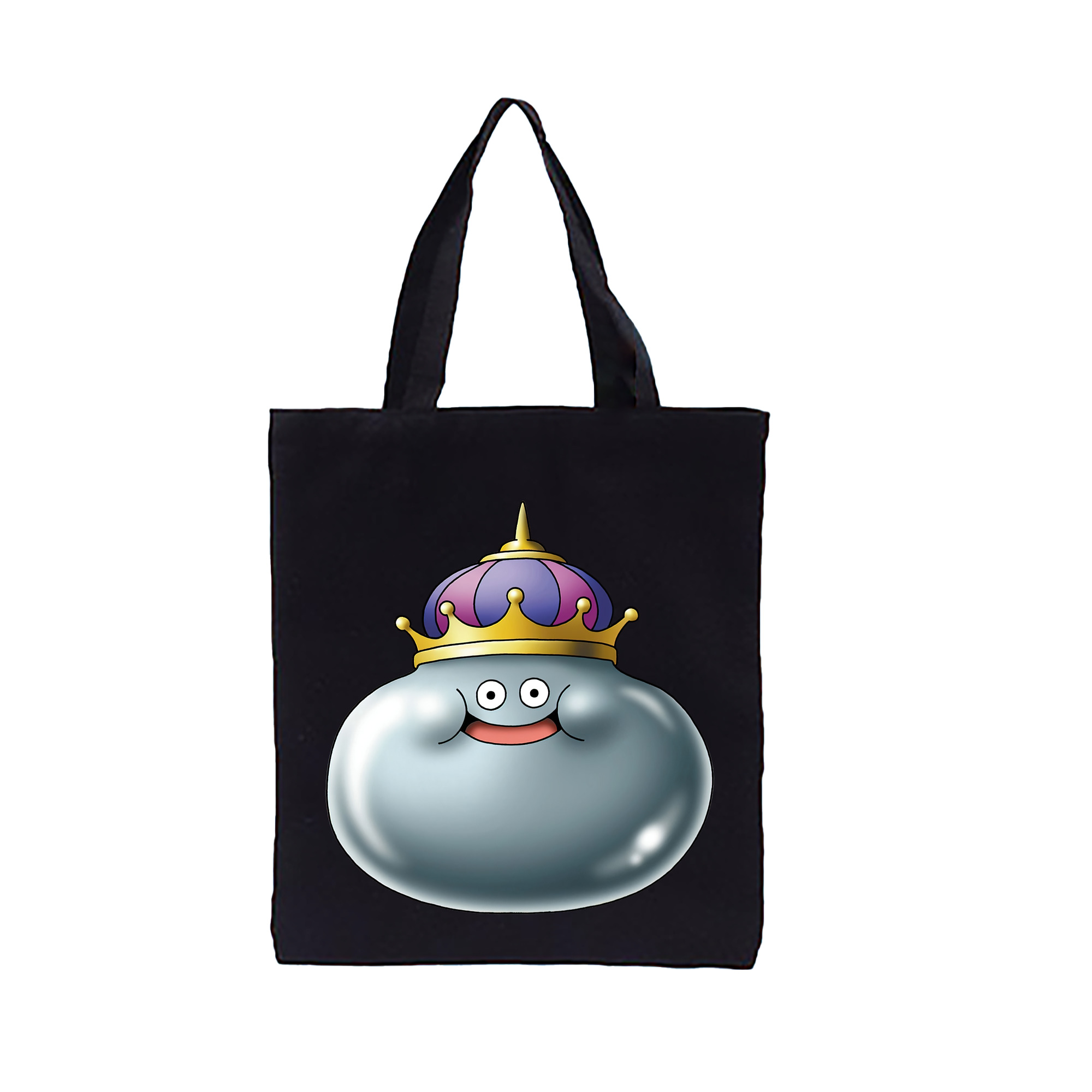 （画像用） ドラゴンクエスト Doragon Kuesuto Dragon Quest 縦型キャンバス生地手提げバッグ　トートバッグ