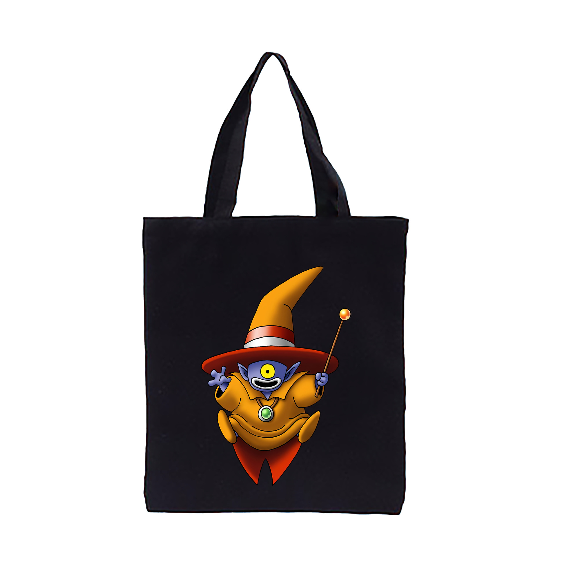 （画像用） ドラゴンクエスト Doragon Kuesuto Dragon Quest 縦型キャンバス生地手提げバッグ　トートバッグ