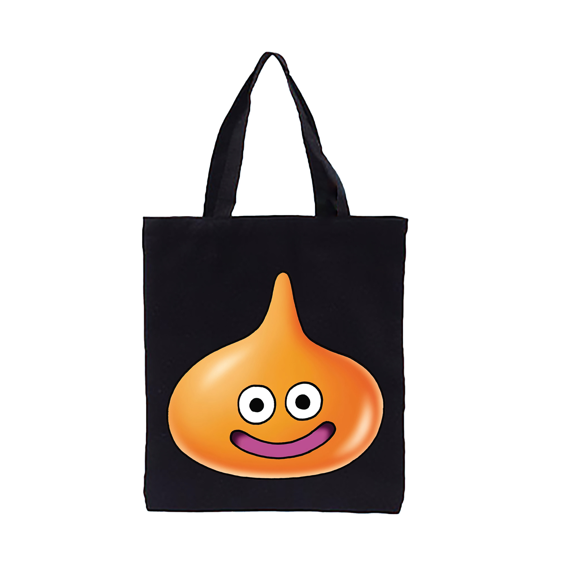 （画像用） ドラゴンクエスト Doragon Kuesuto Dragon Quest 縦型キャンバス生地手提げバッグ　トートバッグ