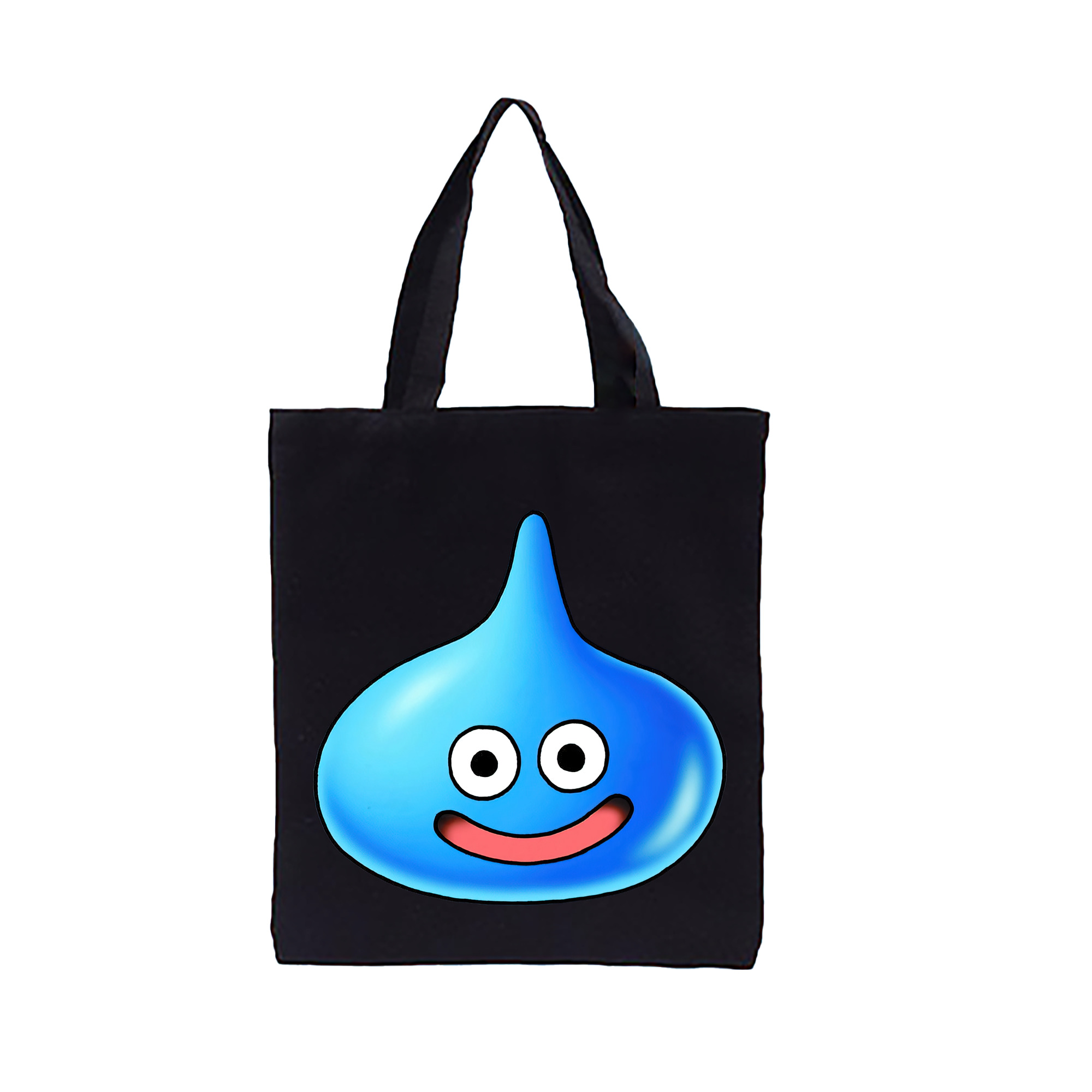 （画像用） ドラゴンクエスト Doragon Kuesuto Dragon Quest 縦型キャンバス生地手提げバッグ　トートバッグ