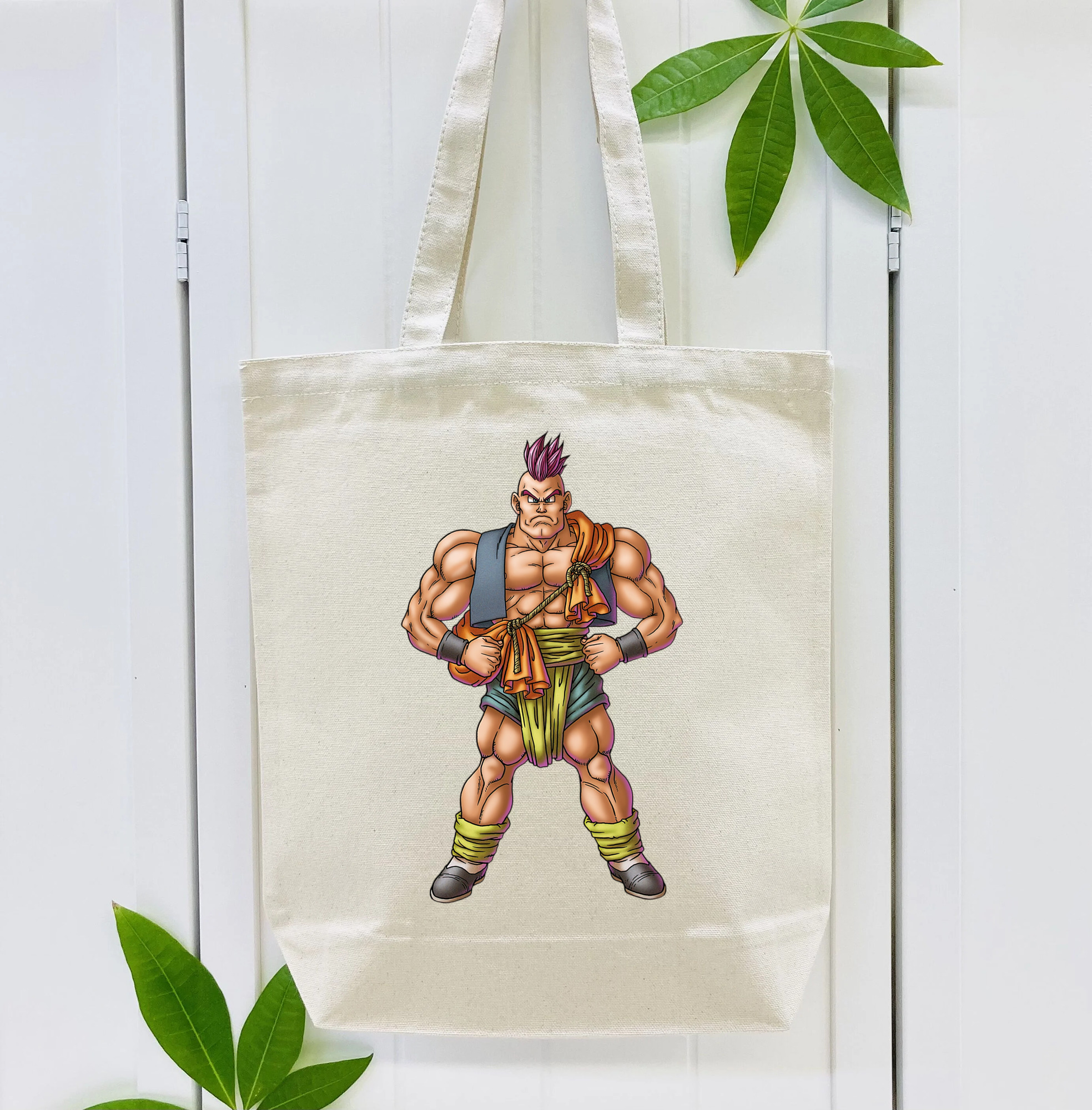 ドラゴンクエスト Doragon Kuesuto Dragon Quest 縦型キャンバス生地手提げバッグ　トートバッグ
