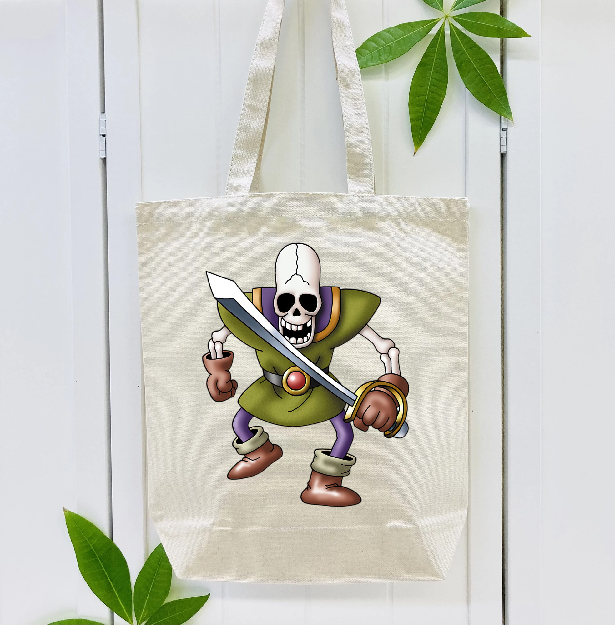 ドラゴンクエスト Doragon Kuesuto Dragon Quest 縦型キャンバス生地手提げバッグ　トートバッグ