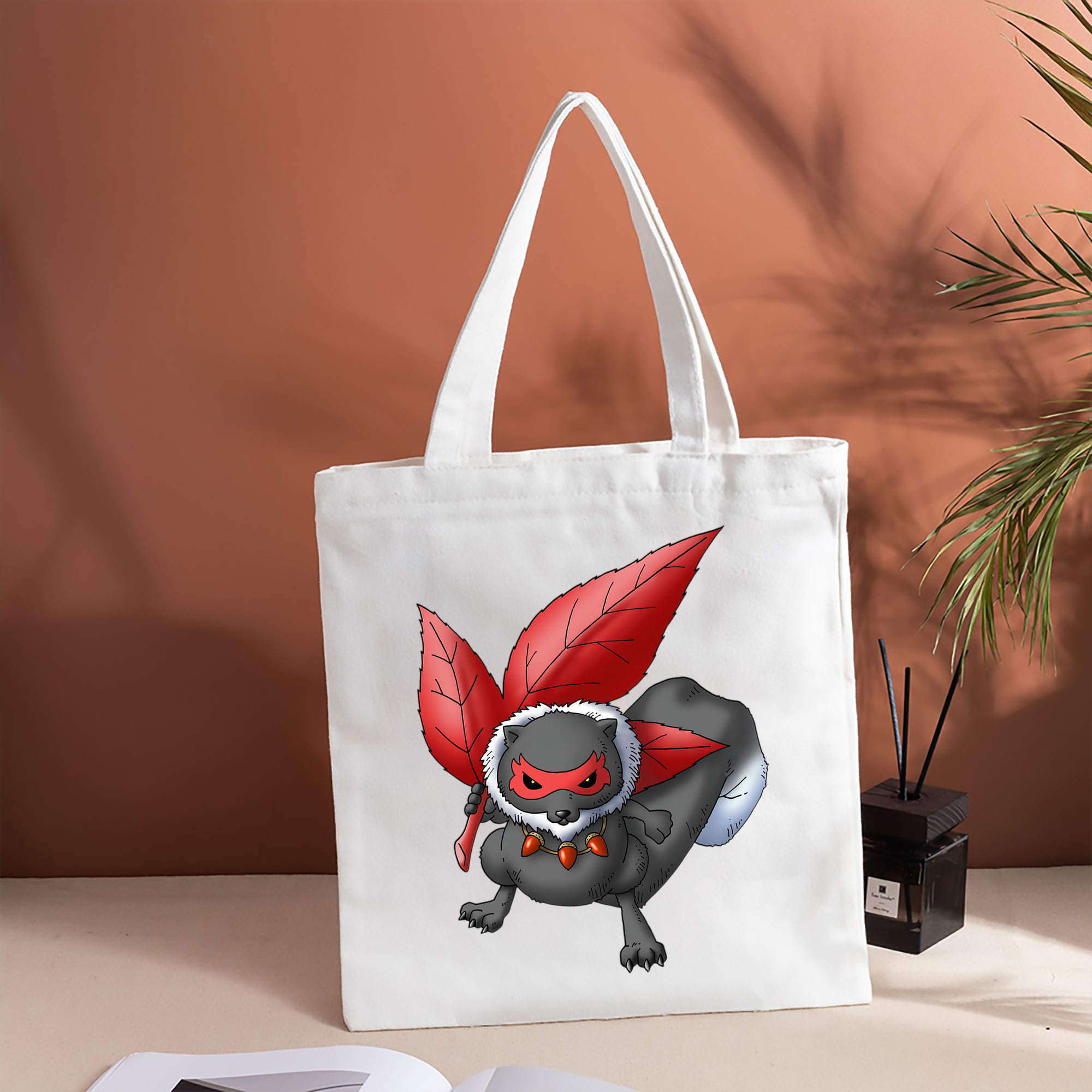 ドラゴンクエスト Doragon Kuesuto Dragon Quest 縦型キャンバス生地手提げバッグ　トートバッグ