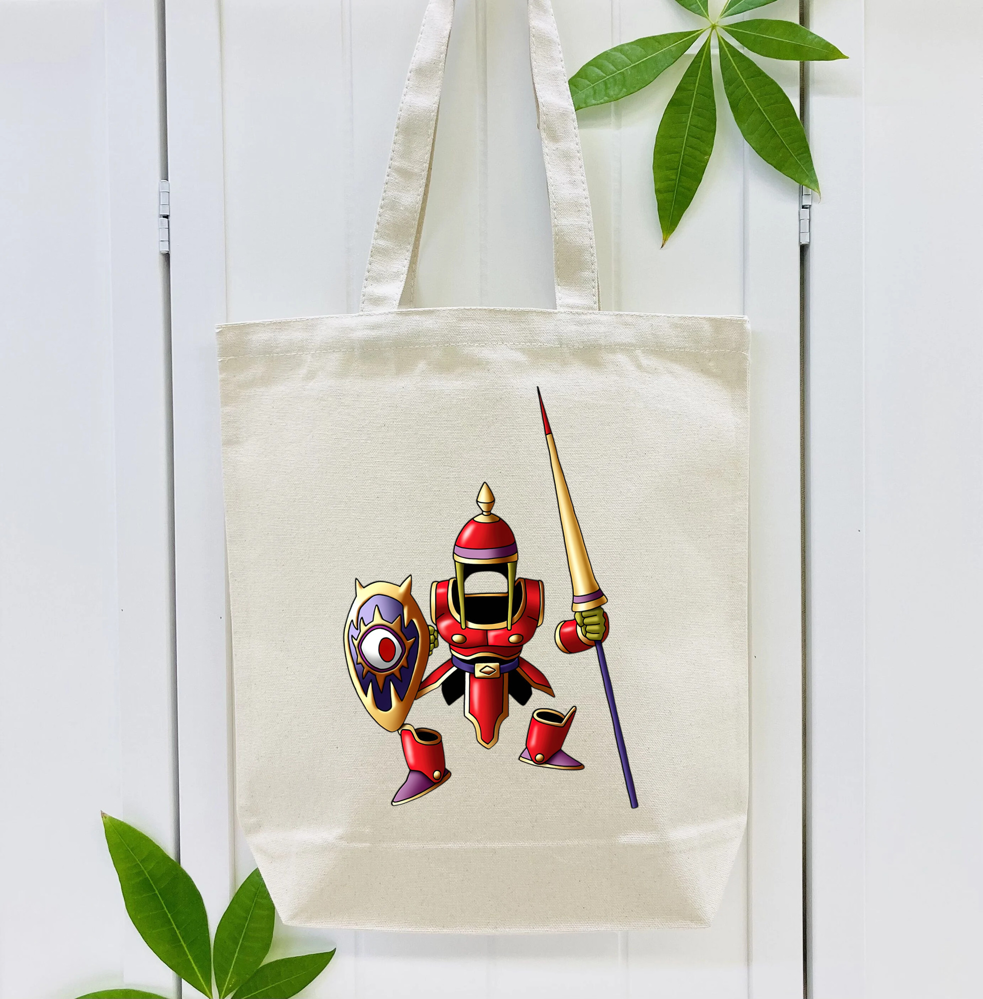 ドラゴンクエスト Doragon Kuesuto Dragon Quest 縦型キャンバス生地手提げバッグ　トートバッグ