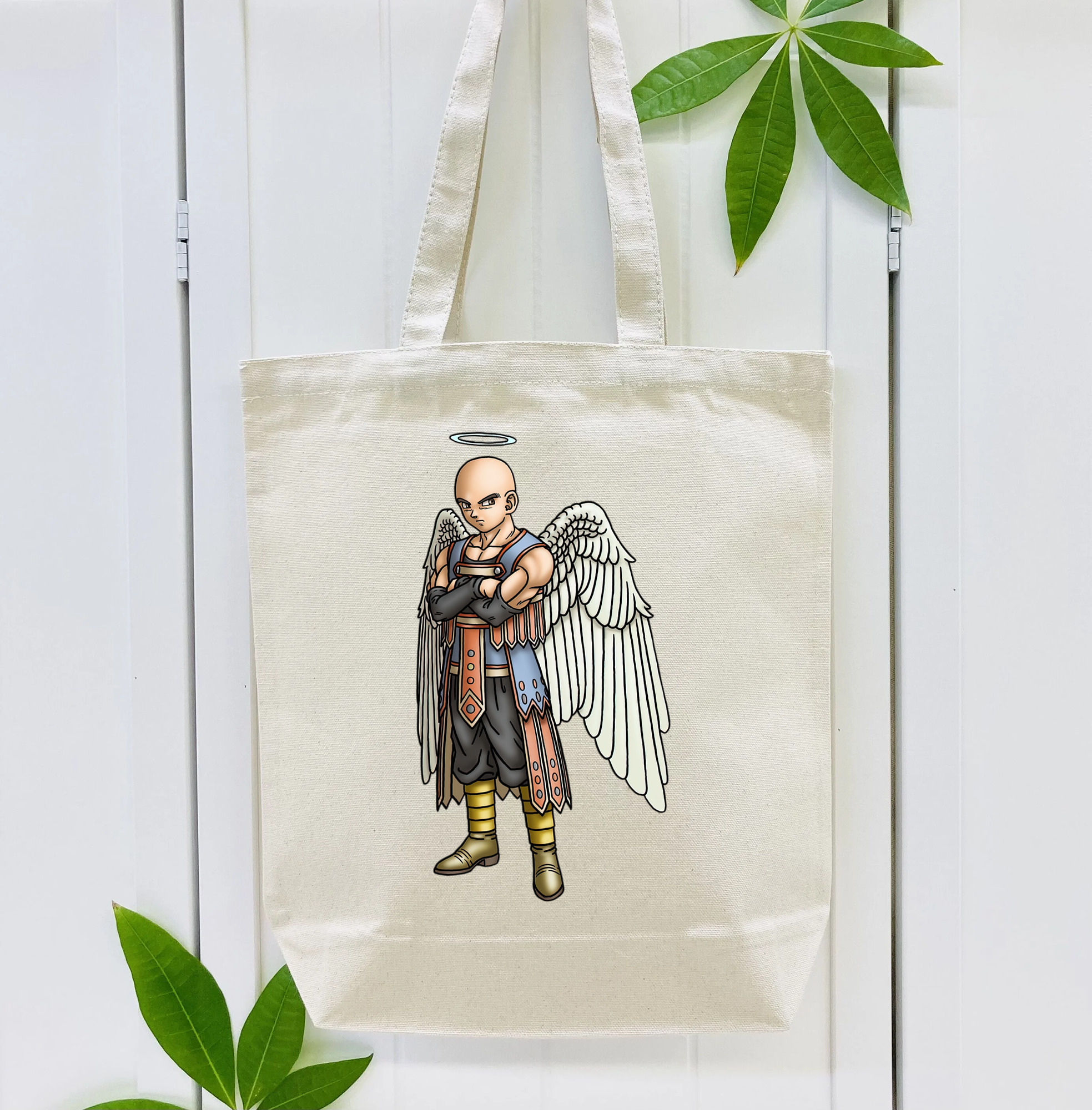 ドラゴンクエスト Doragon Kuesuto Dragon Quest 縦型キャンバス生地手提げバッグ　トートバッグ