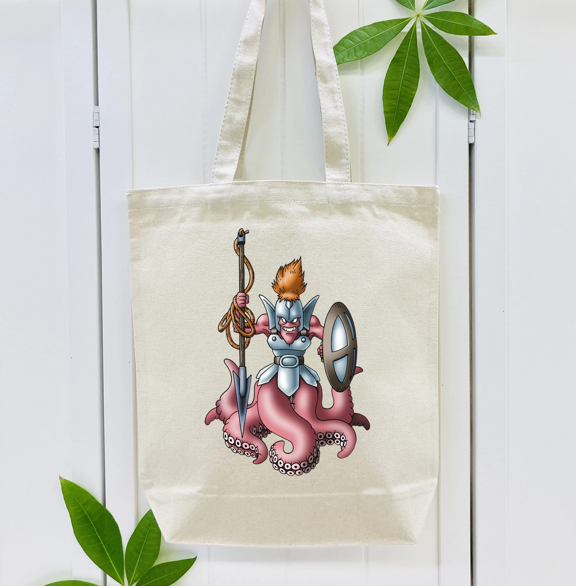 ドラゴンクエスト Doragon Kuesuto Dragon Quest 縦型キャンバス生地手提げバッグ　トートバッグ