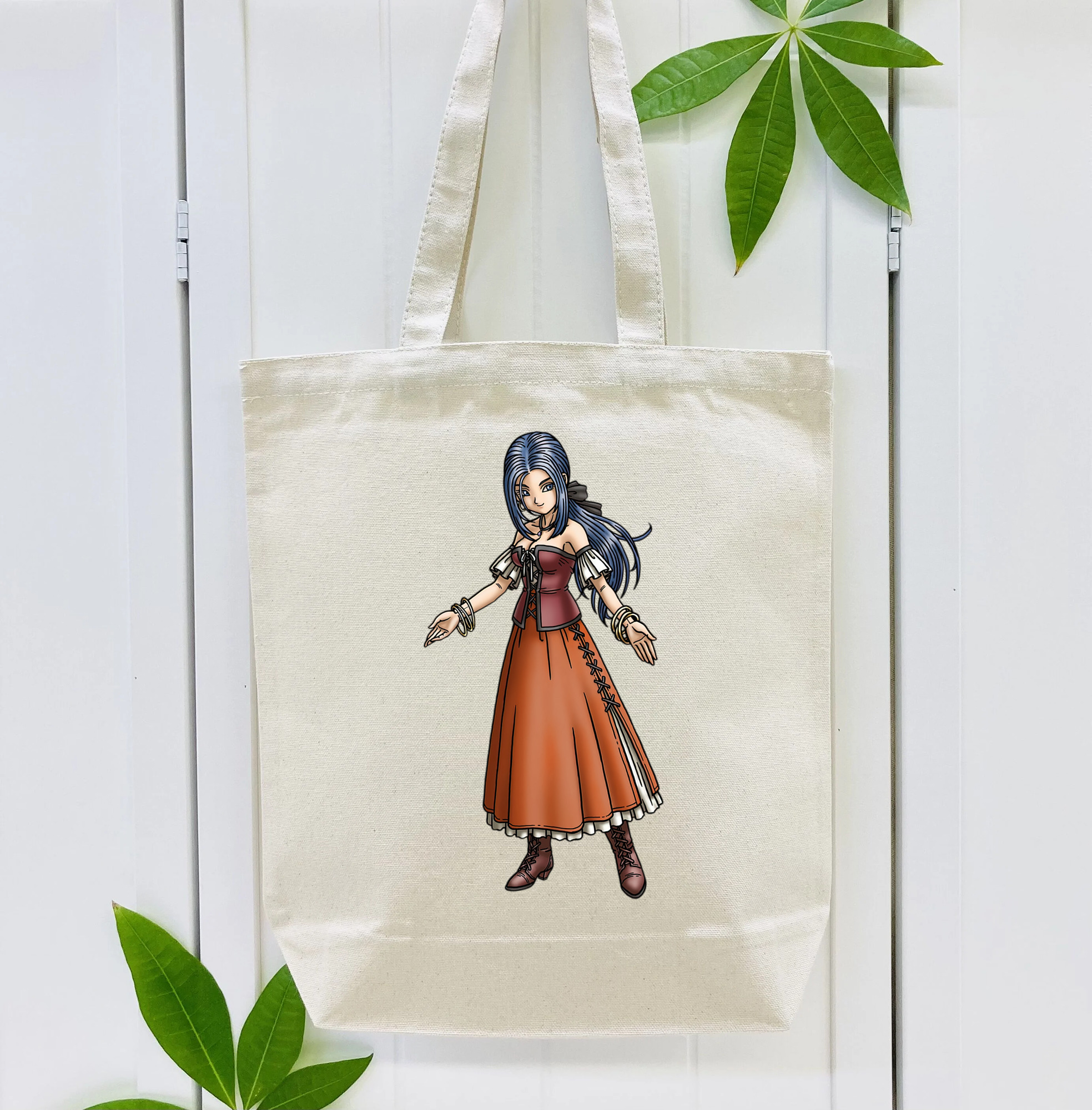 ドラゴンクエスト Doragon Kuesuto Dragon Quest 縦型キャンバス生地手提げバッグ　トートバッグ