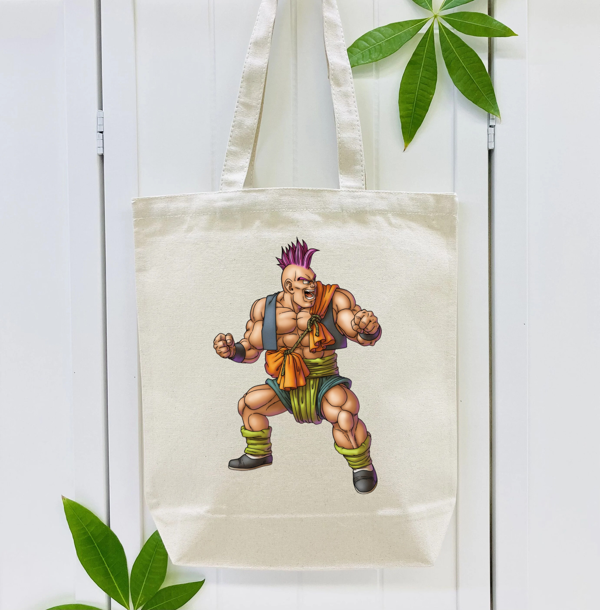 ドラゴンクエスト Doragon Kuesuto Dragon Quest 縦型キャンバス生地手提げバッグ　トートバッグ