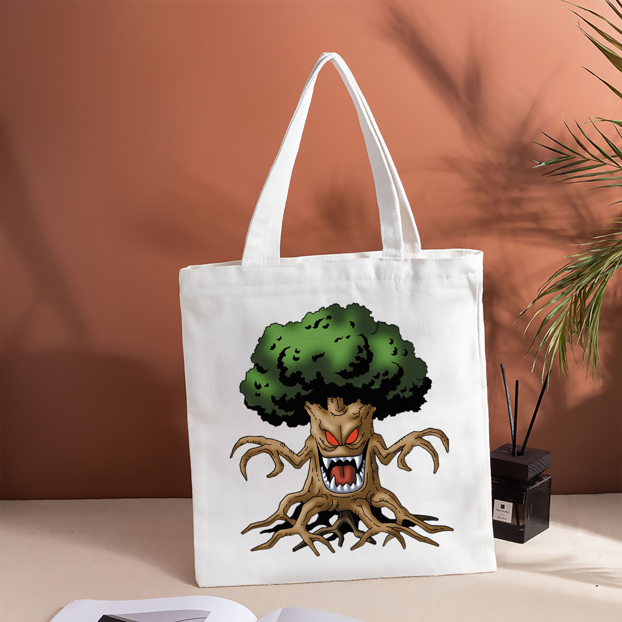 ドラゴンクエスト Doragon Kuesuto Dragon Quest 縦型キャンバス生地手提げバッグ　トートバッグ