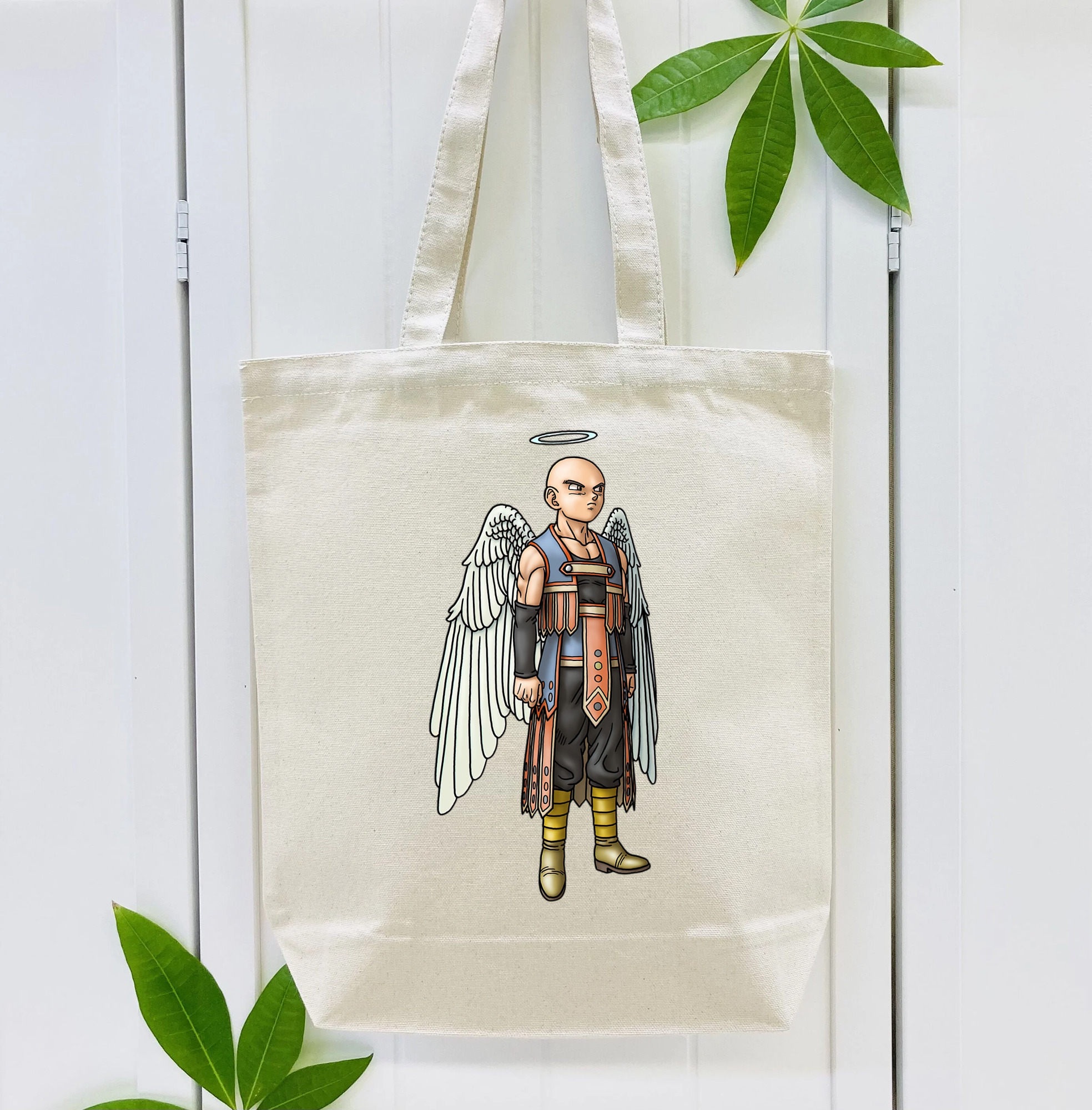 ドラゴンクエスト Doragon Kuesuto Dragon Quest 縦型キャンバス生地手提げバッグ　トートバッグ