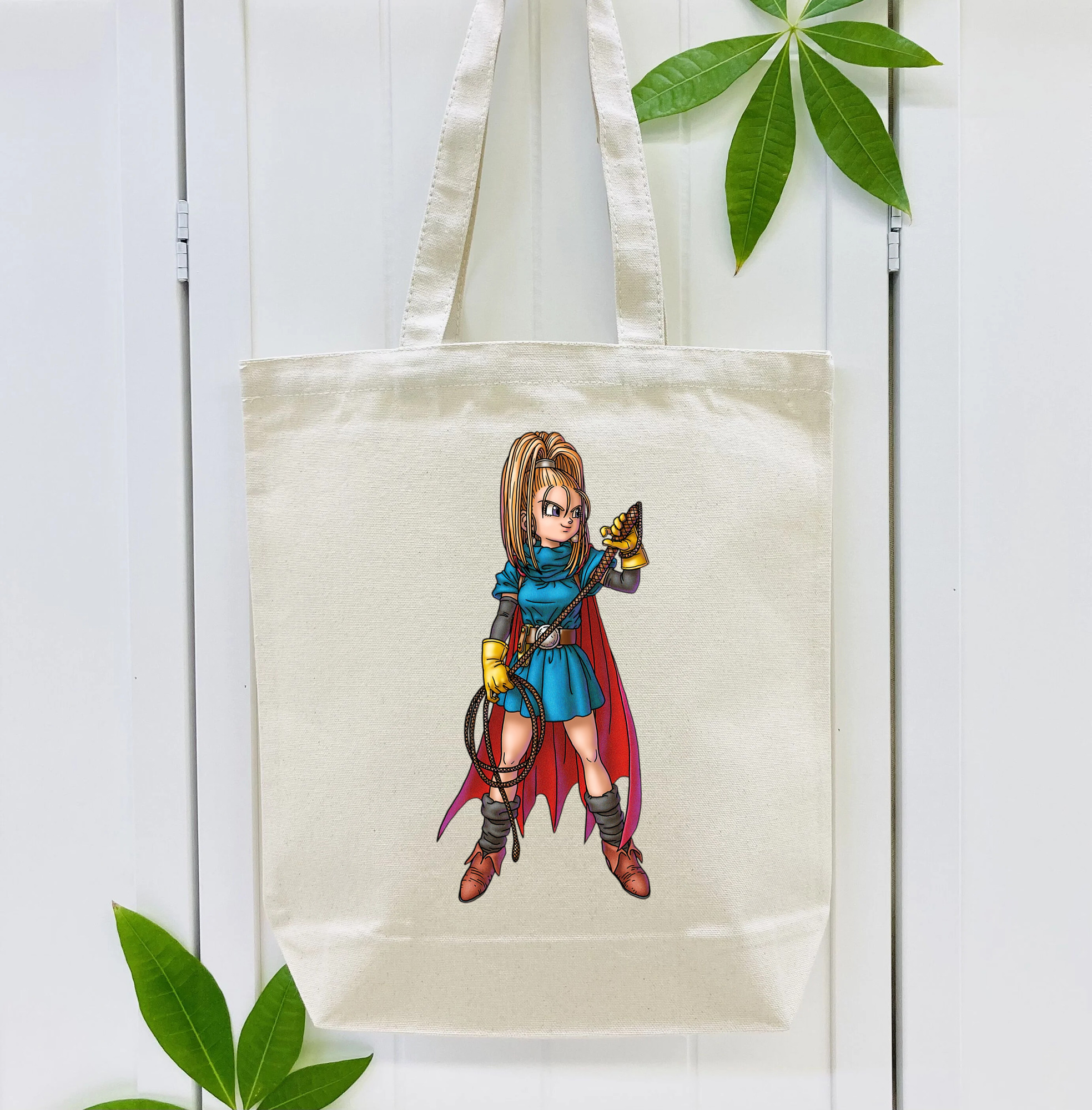 ドラゴンクエスト Doragon Kuesuto Dragon Quest 縦型キャンバス生地手提げバッグ　トートバッグ
